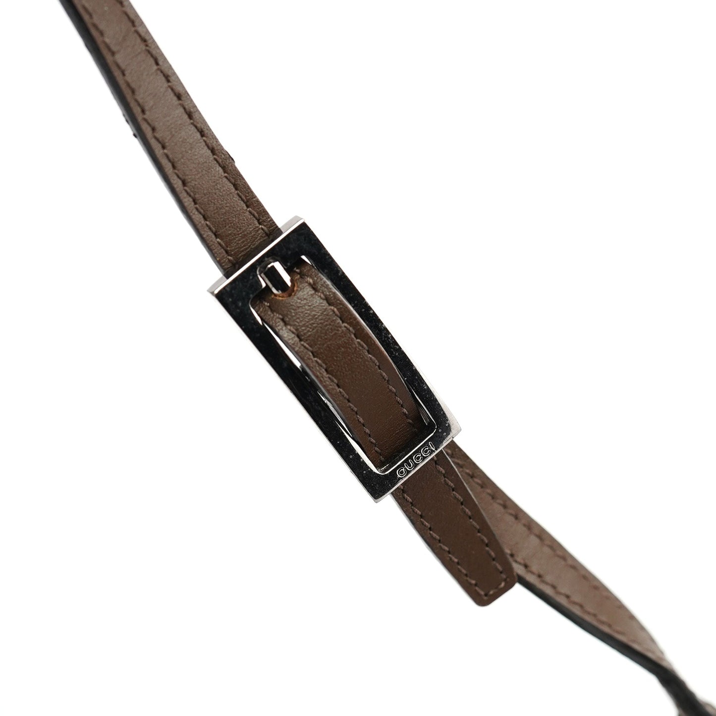 005 0813 Brown GG Shoulder Bag