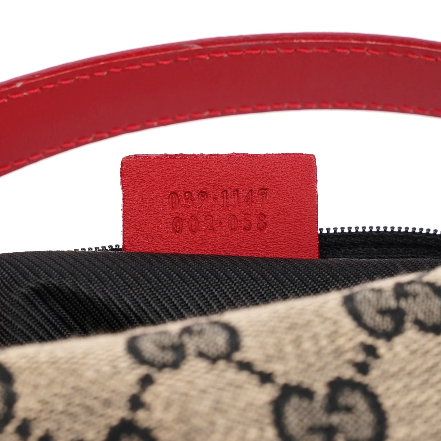 039 1147 Beige Red GG Handbag