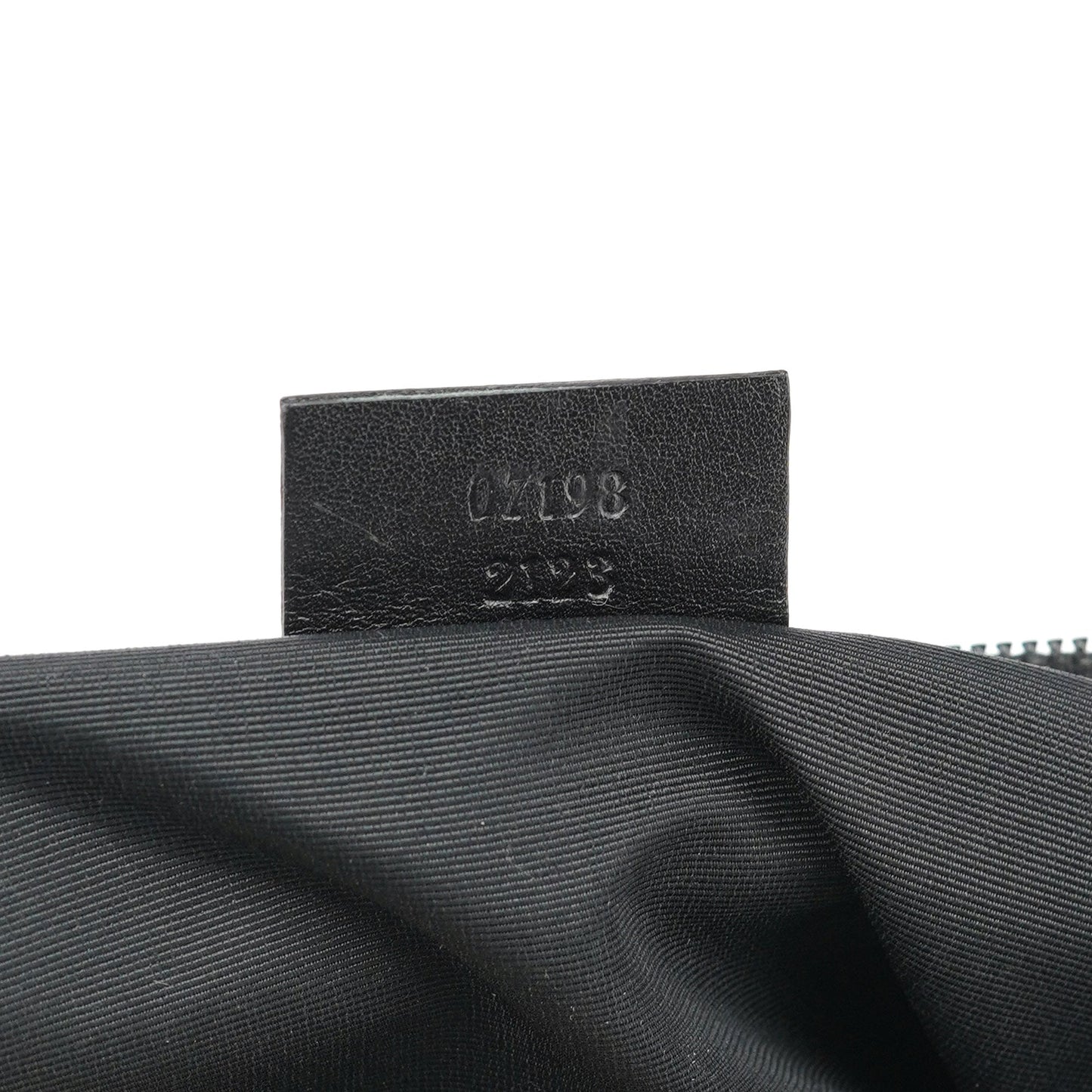 07198 Anthracite Denim GG Boat Pochette