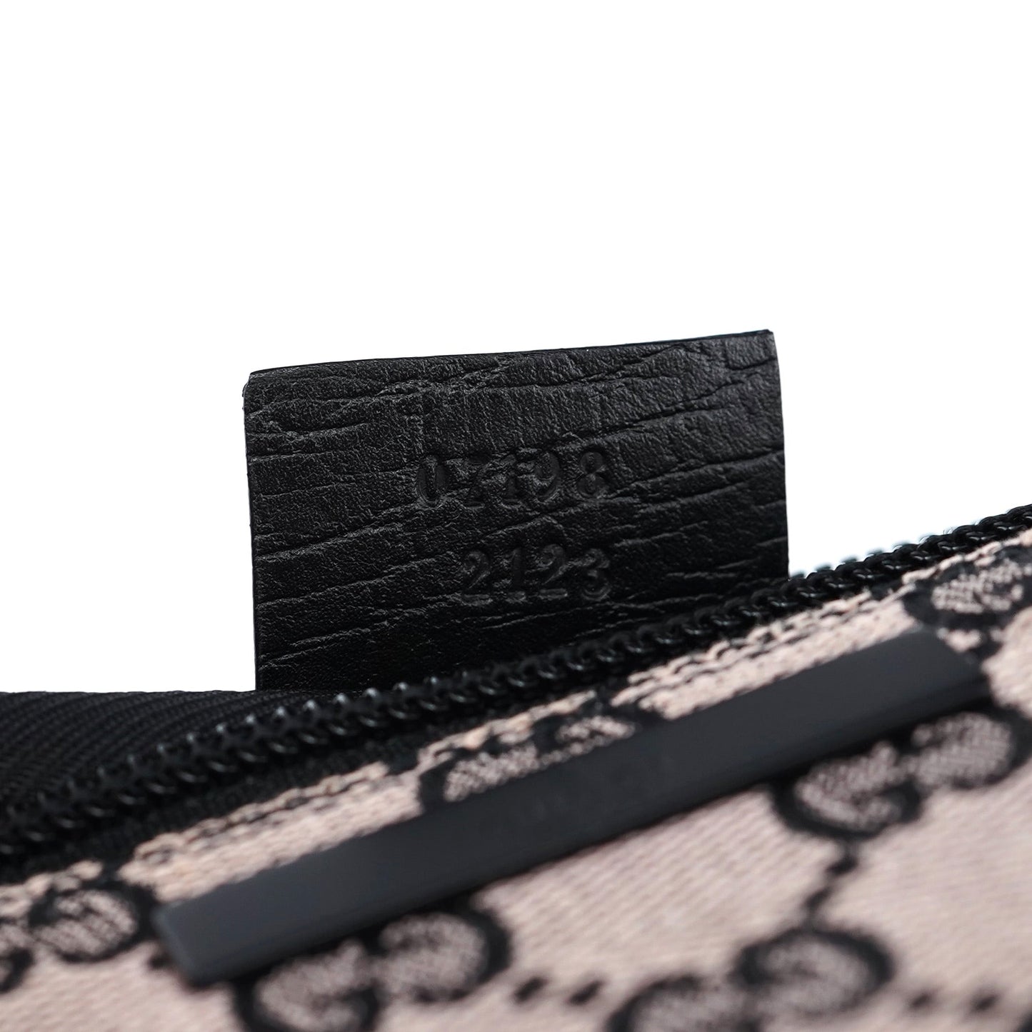 07198 Beige Black GG Boat Pochette