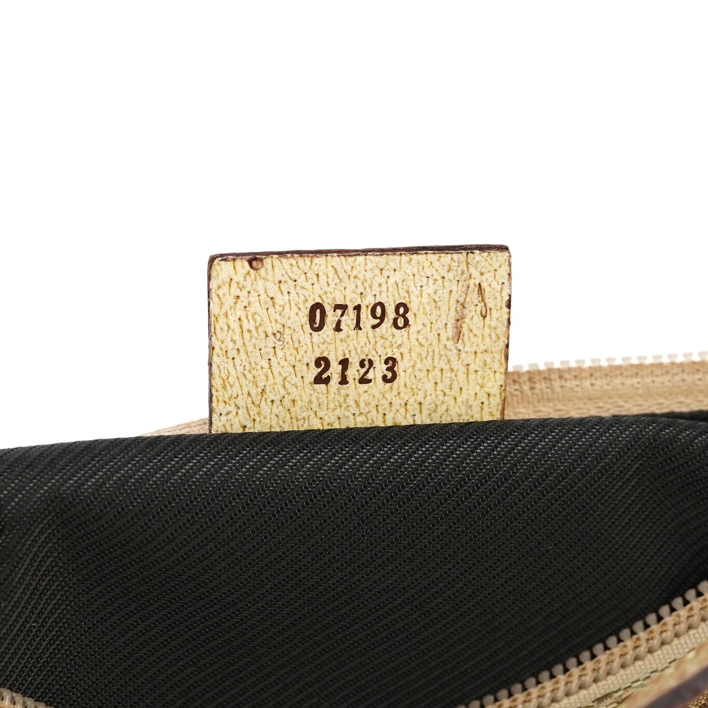 07198 Beige GG Boat Pochette