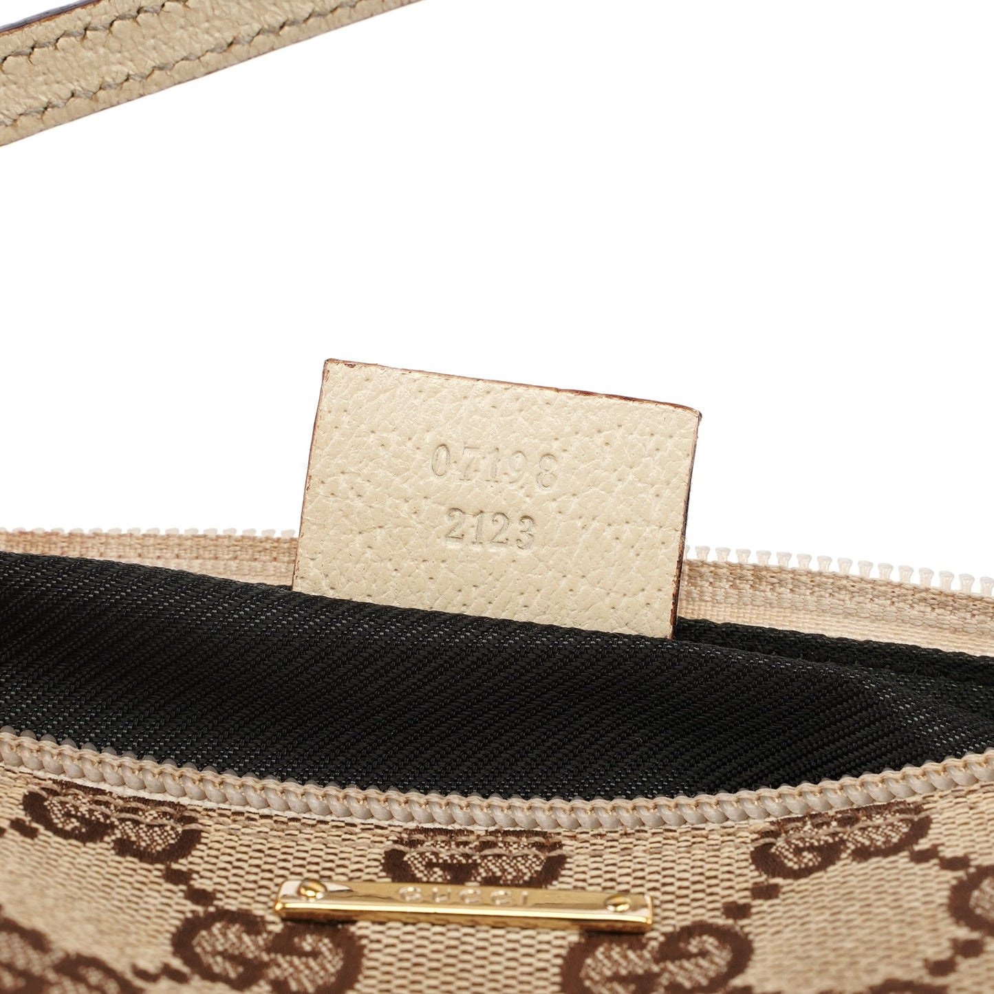 07198 Beige GG Boat Pochette