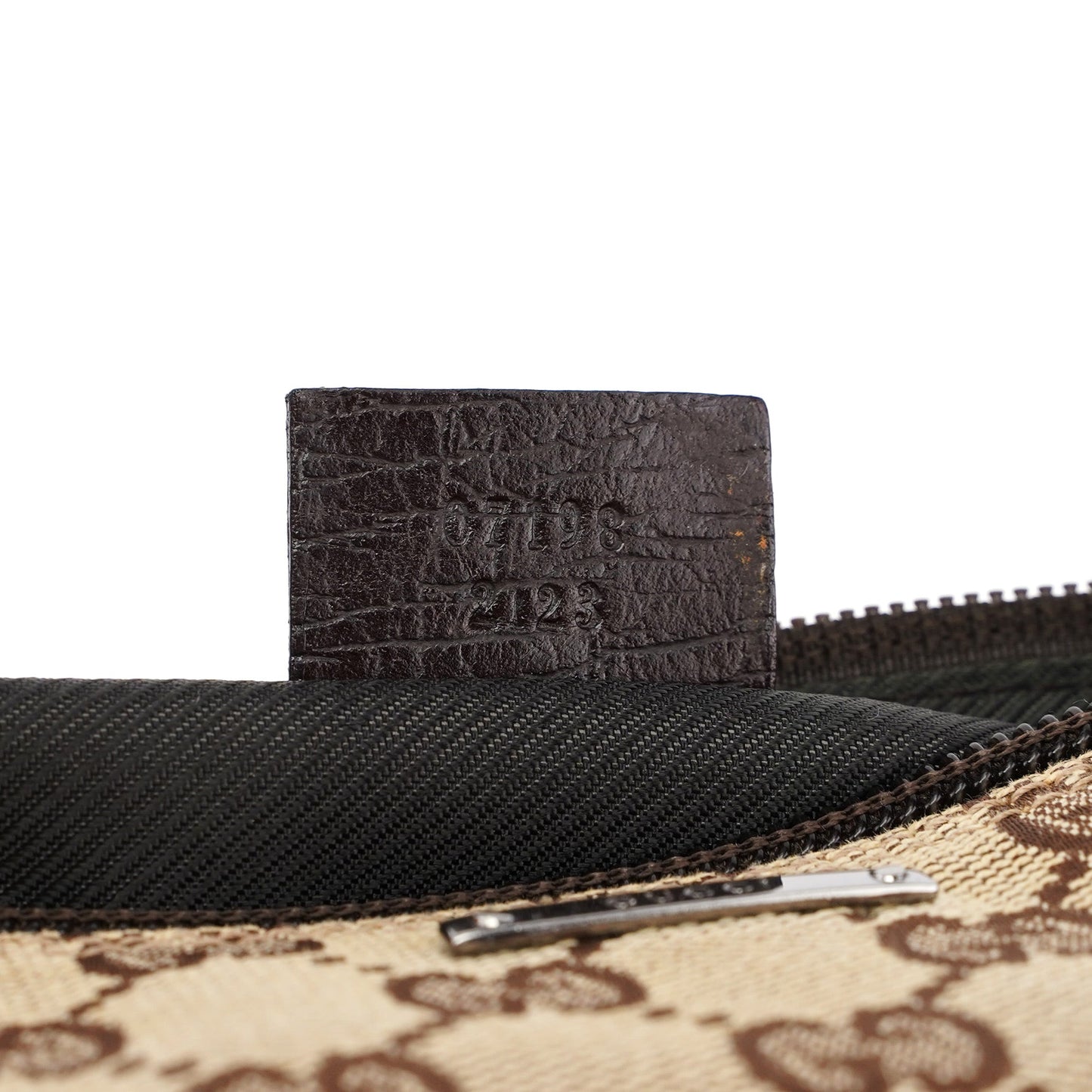 07198 Beige GG Boat Pochette