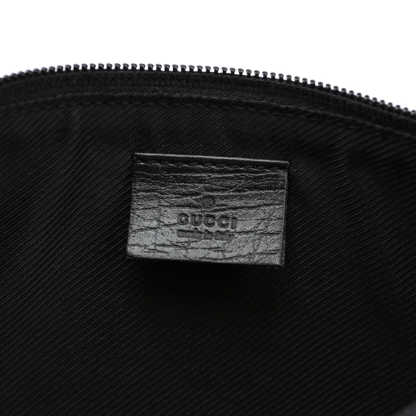 07198 Black GG Boat Pochette