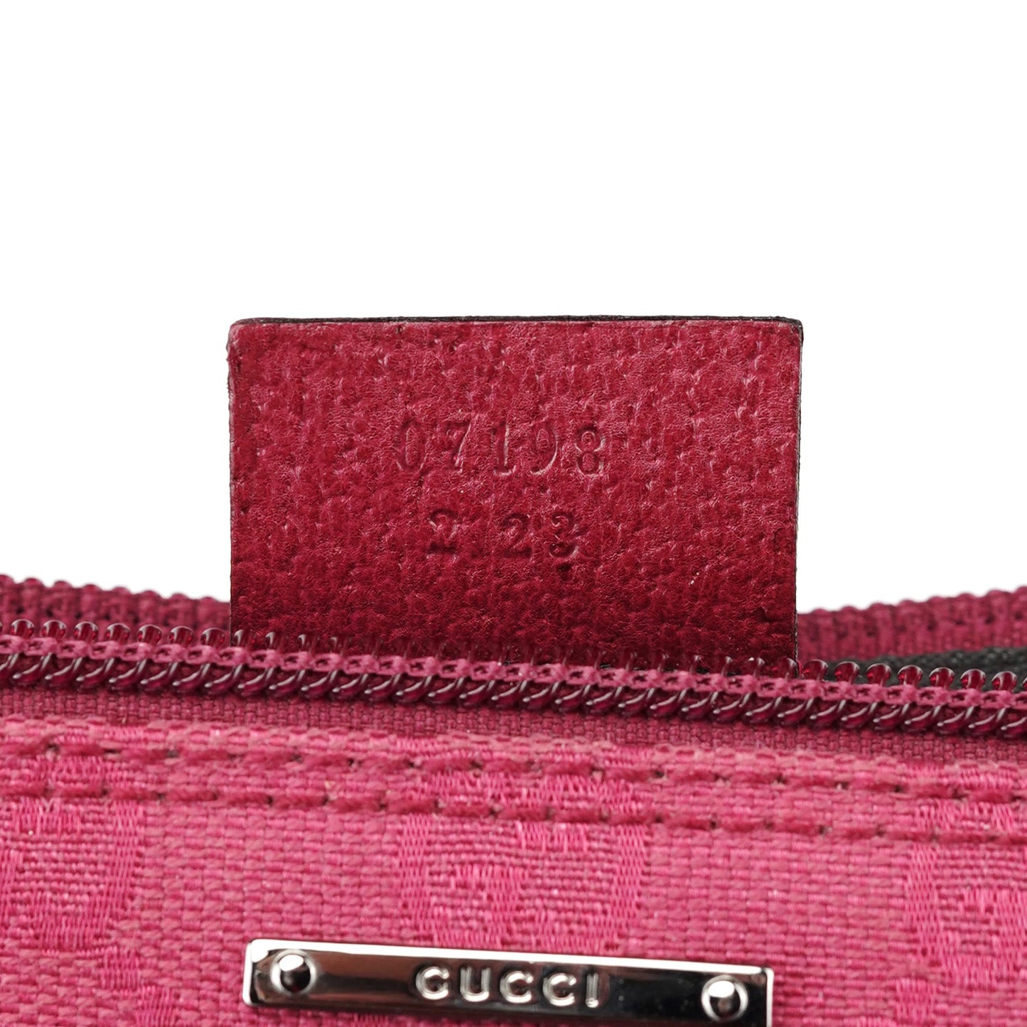07198 Pink GG Boat Pochette