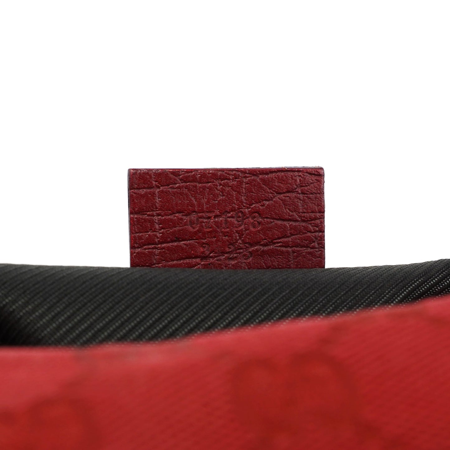 07198 Red GG Boat Pochette