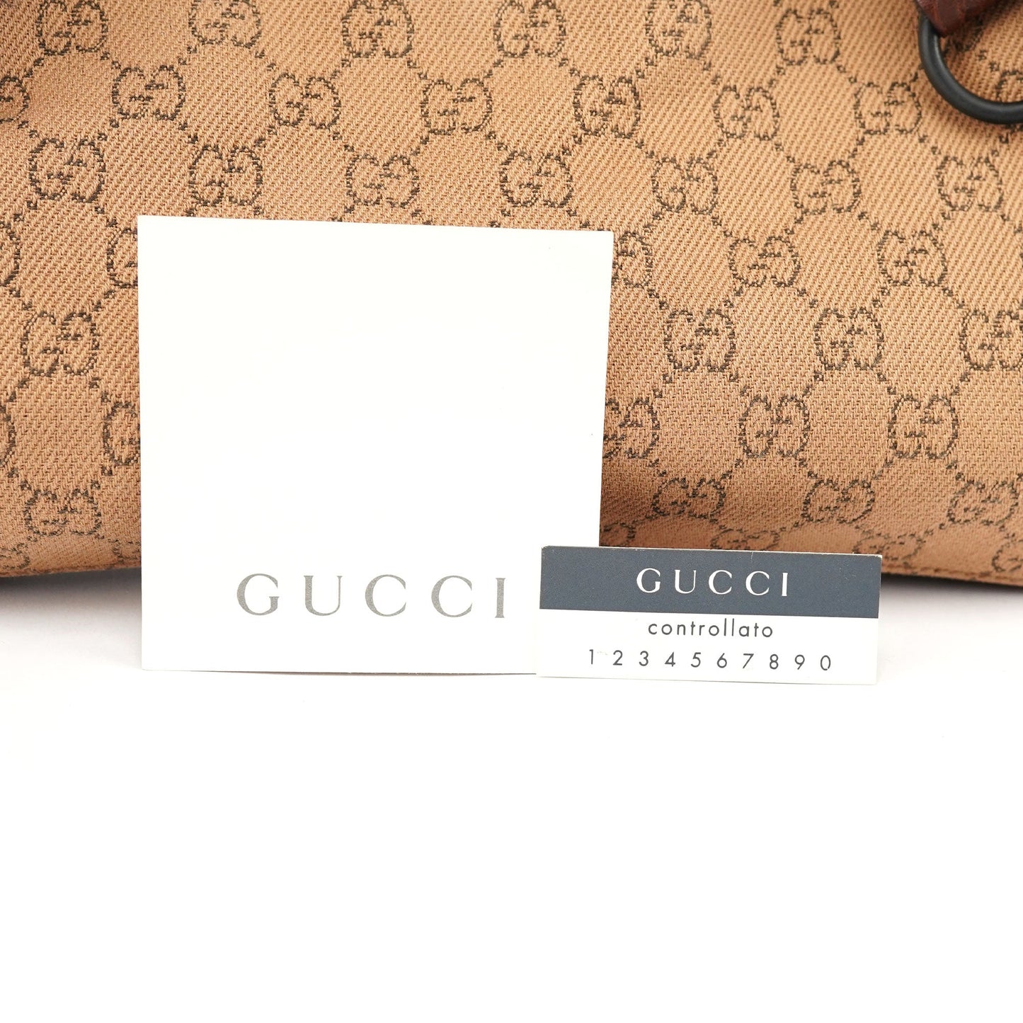 101345 Beige GG Horsebit Tote Bag