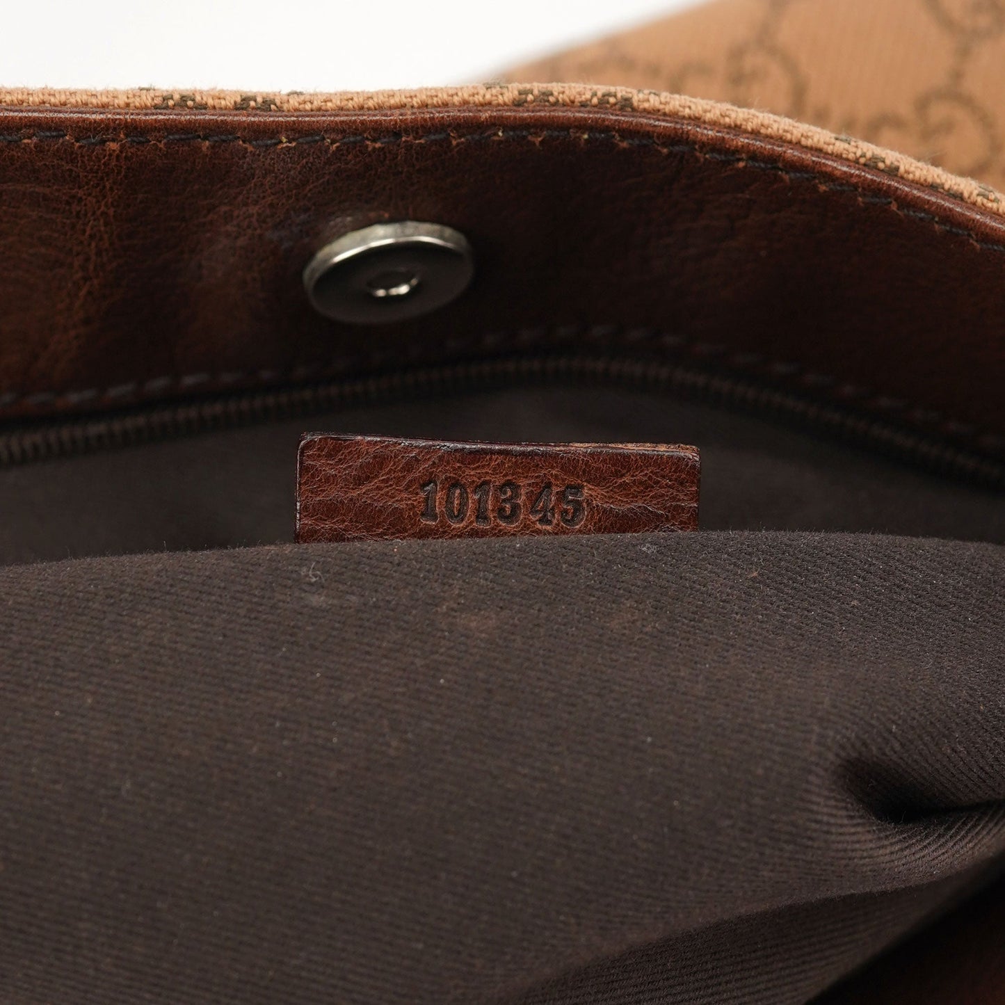 101345 Beige GG Horsebit Tote Bag