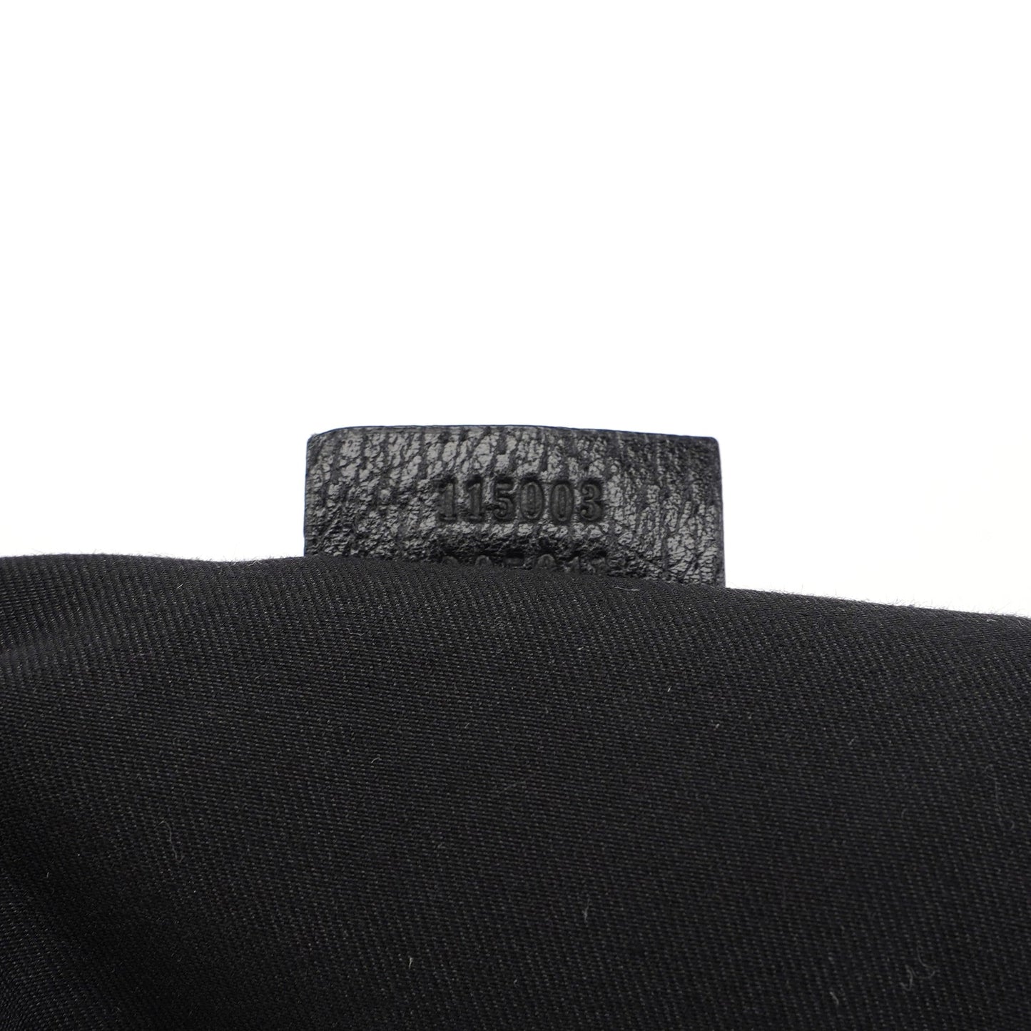 115003 Black Leather Shoulder Bag