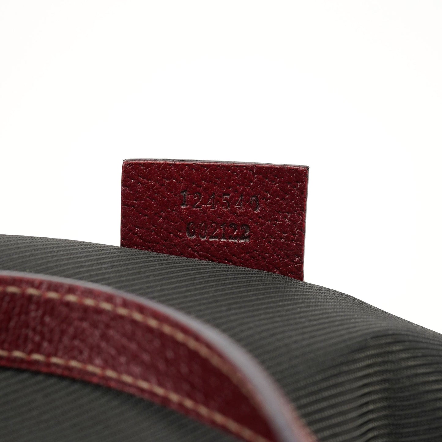 124540 Beige Burgundy GG Vanity Bag