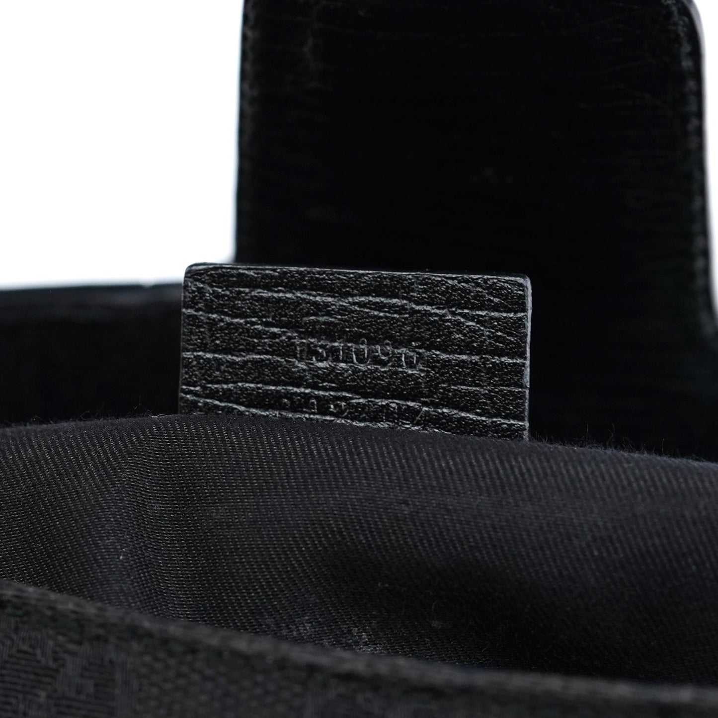 131096 Black GG Horsebit Shoulder Bag