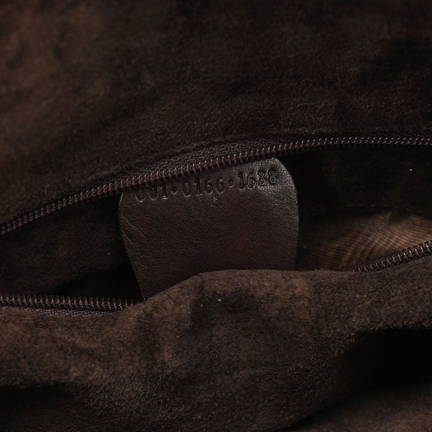 1996 Brown Woven Bamboo Shoulder Bag