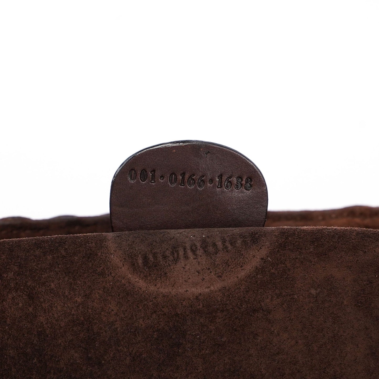 1996 Brown Woven Bamboo Shoulder Bag