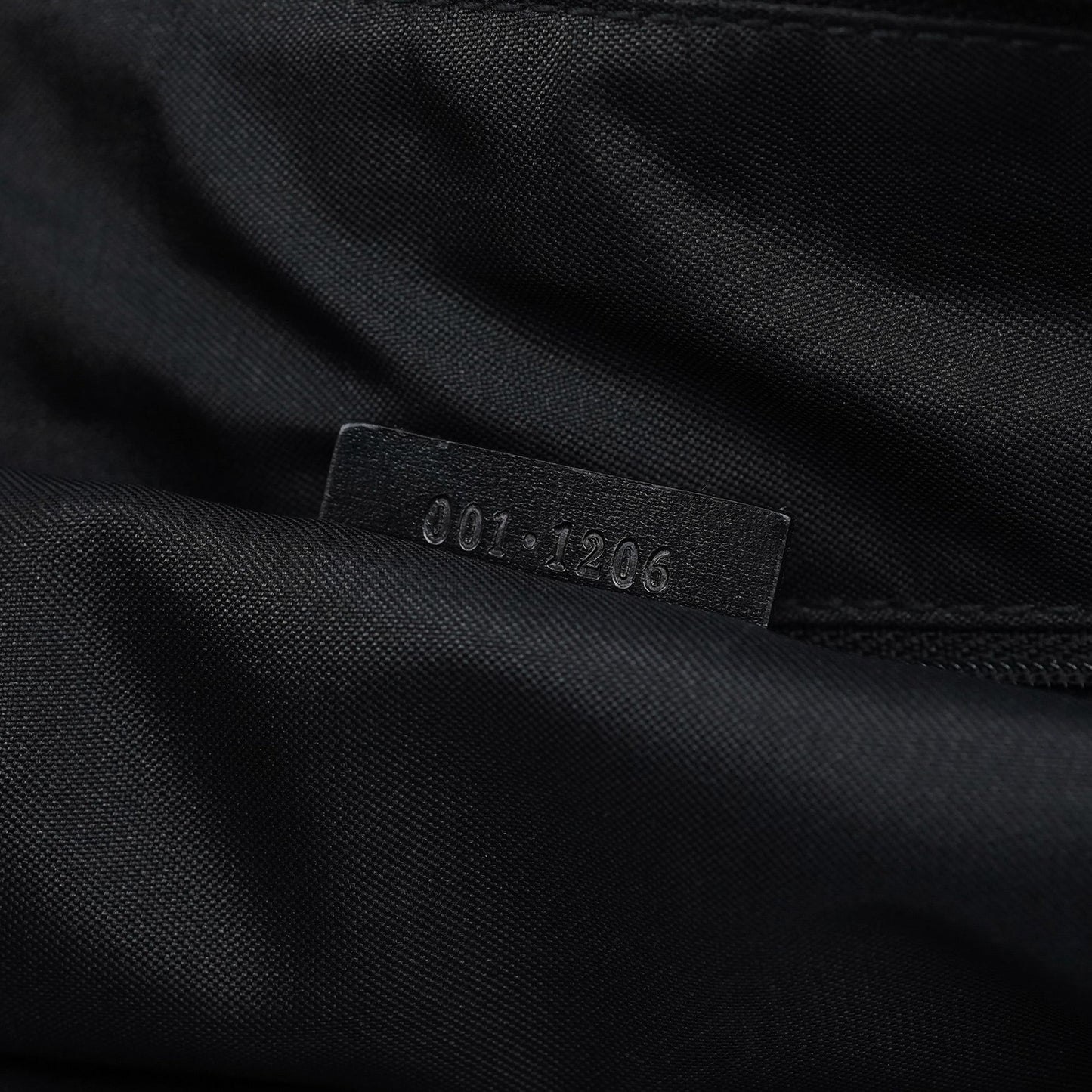 1997 Black GG Suede Shoulder Bag