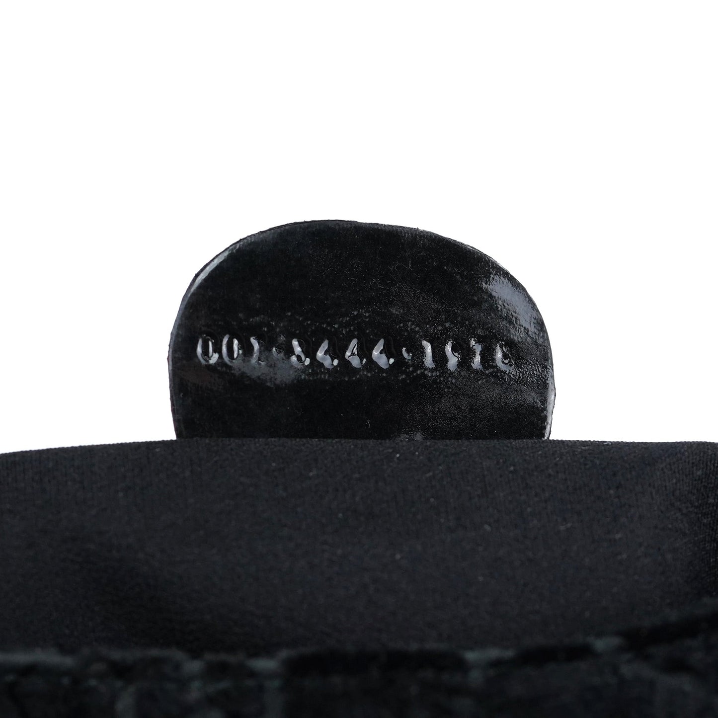 1997 Black GG Velvet Shoulder Bag