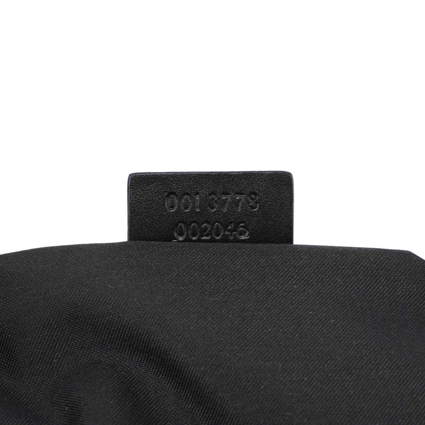 1997 Black Suede GG Hobo Shoulder Bag