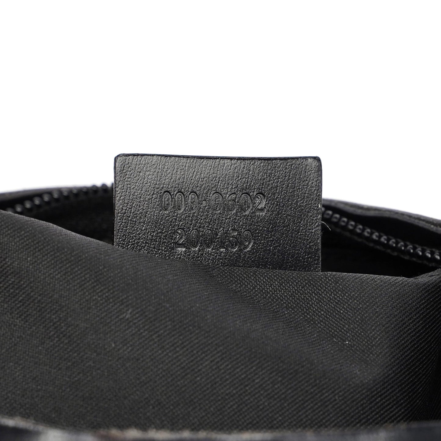 1997 Black Suede GG Hobo Shoulder Bag