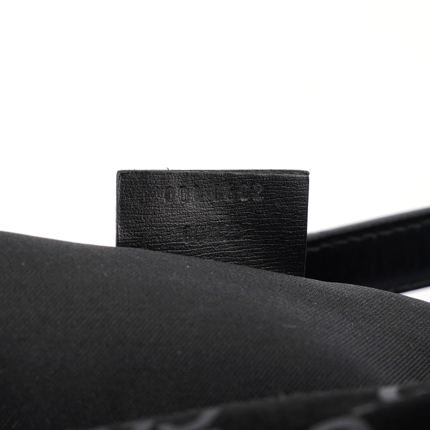 1997 Black Suede GG Shoulder Bag