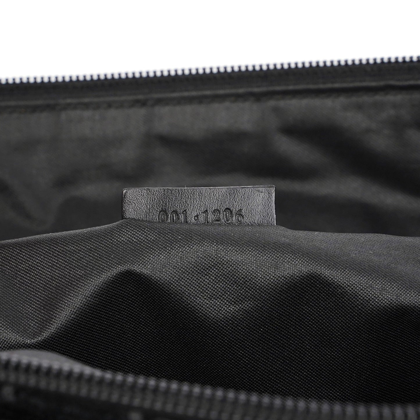 1997 Black Suede GG Shoulder Bag