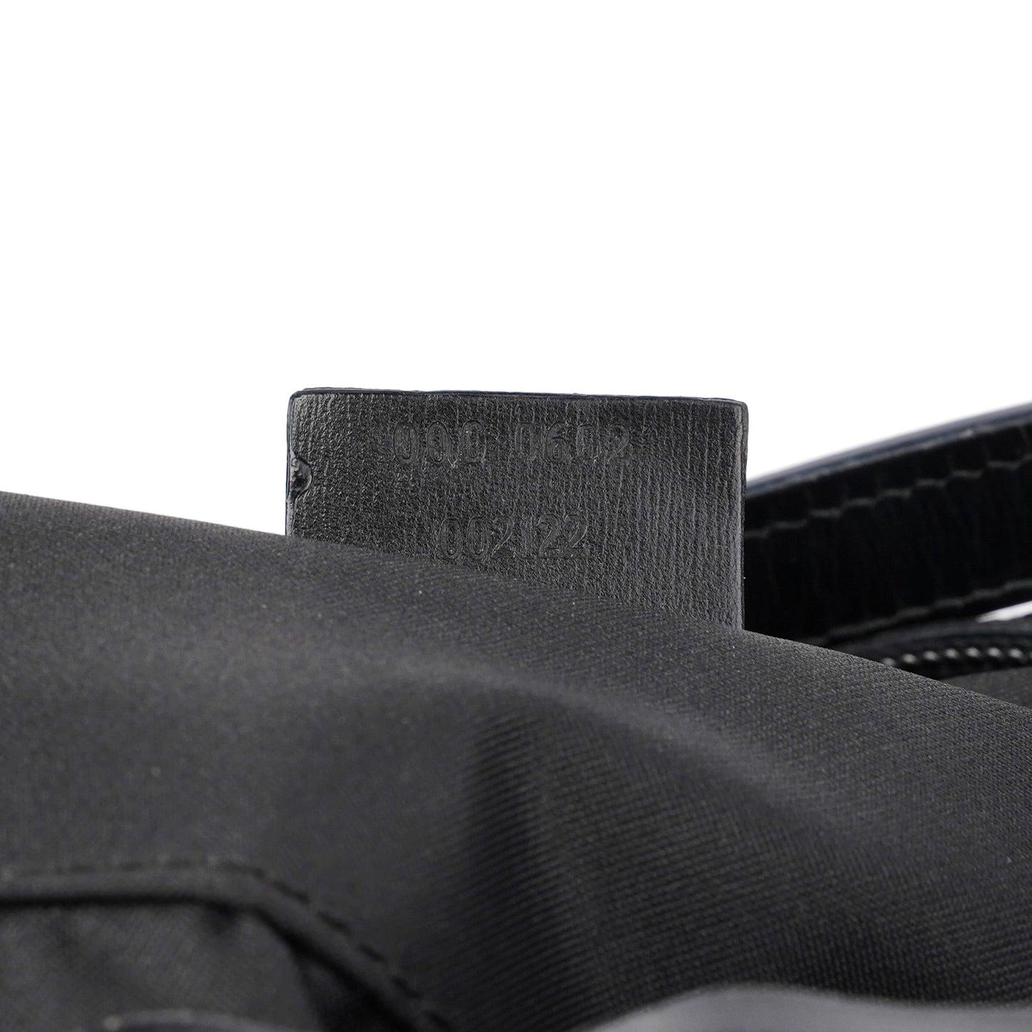 1997 Black Suede GG Shoulder Bag