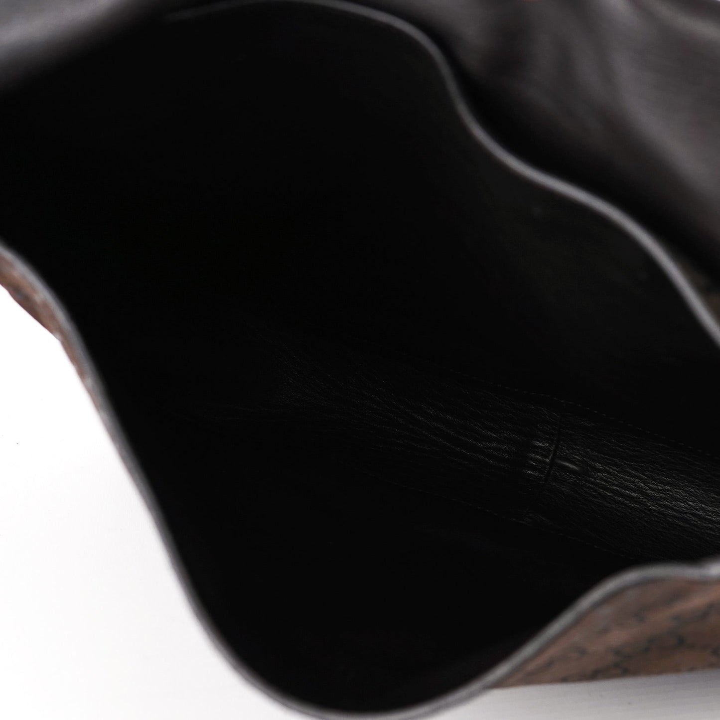 1997 Brown GG Suede Horsebit Shoulder Bag