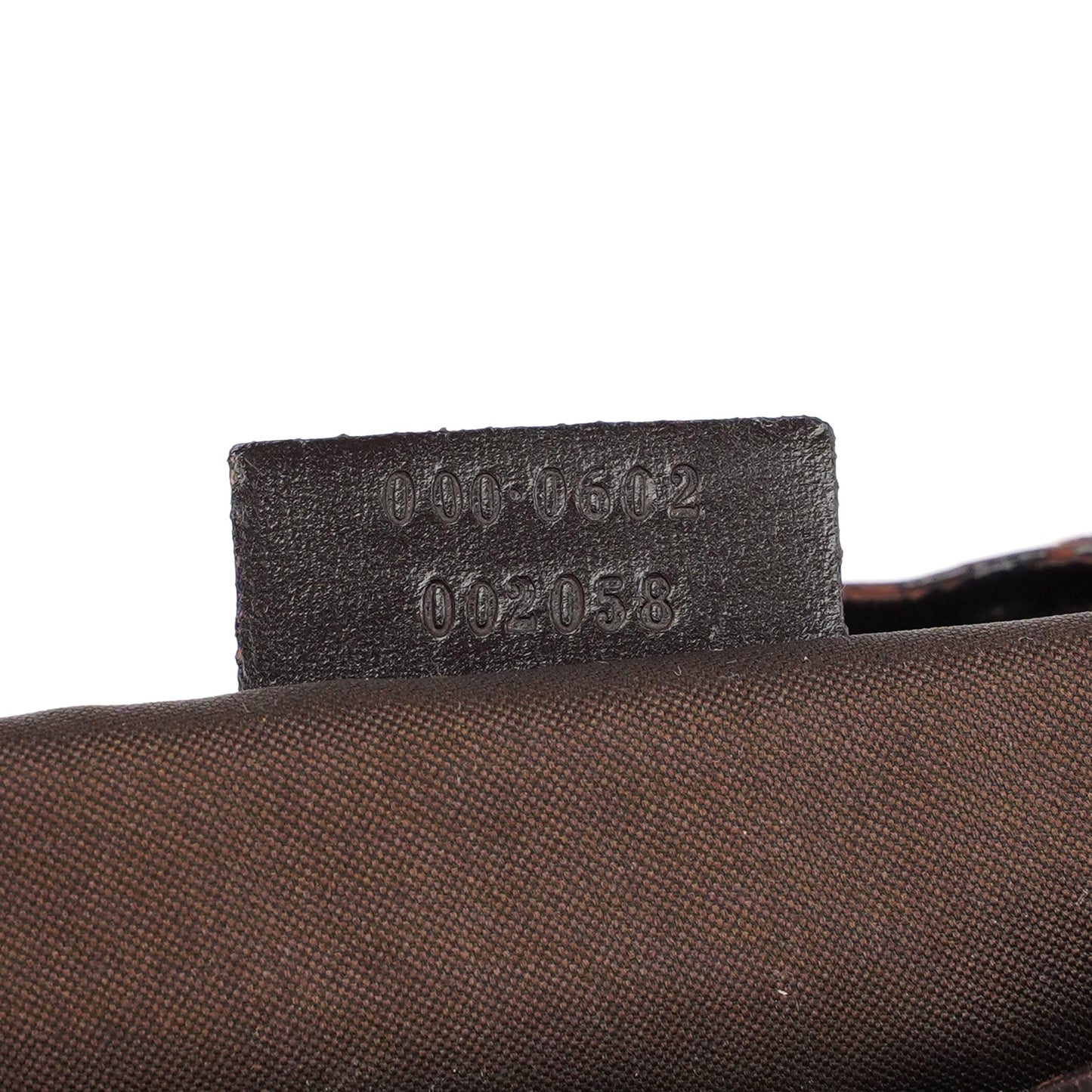 1997 Brown Suede GG Shoulder Bag