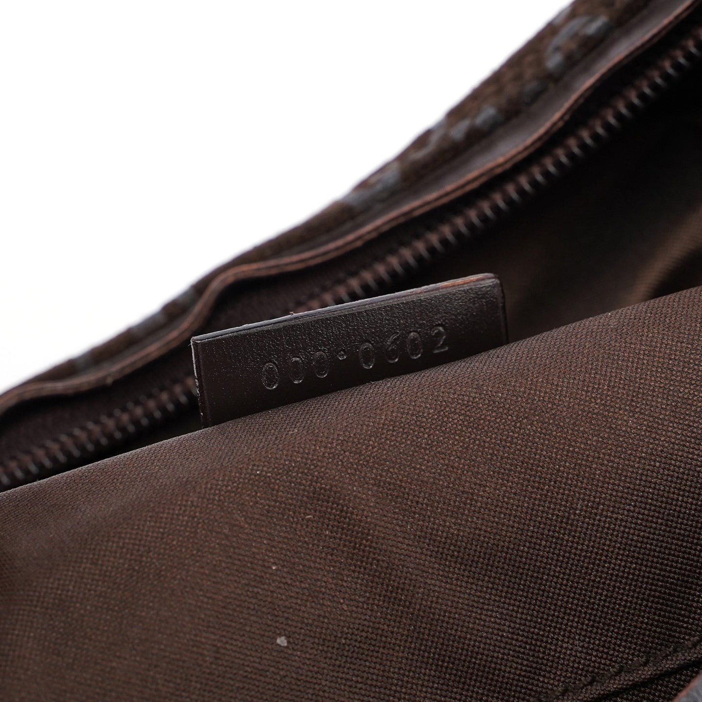 1997 Brown Suede GG Shoulder Bag