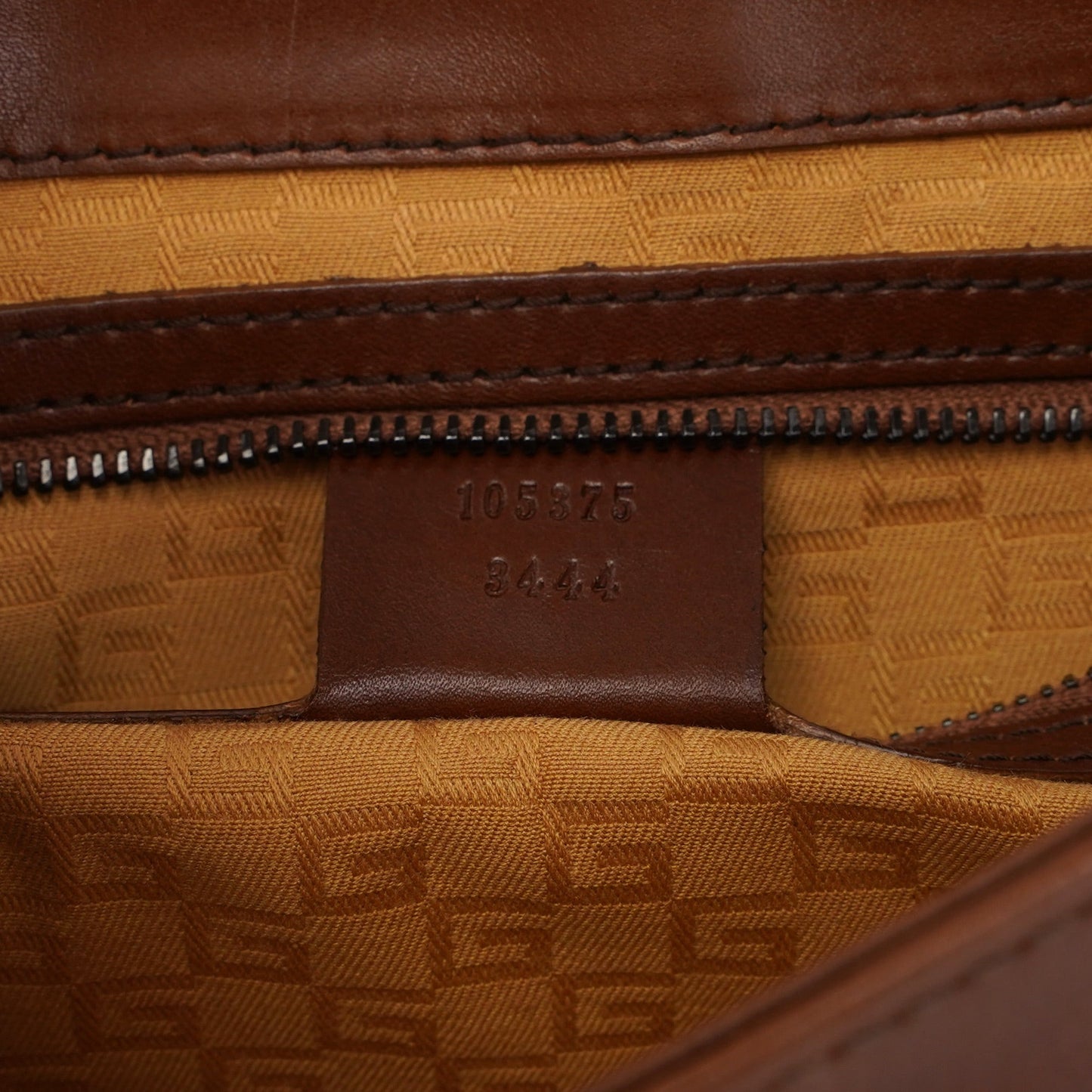 2002 Calfskin Wood Shoulder Bag