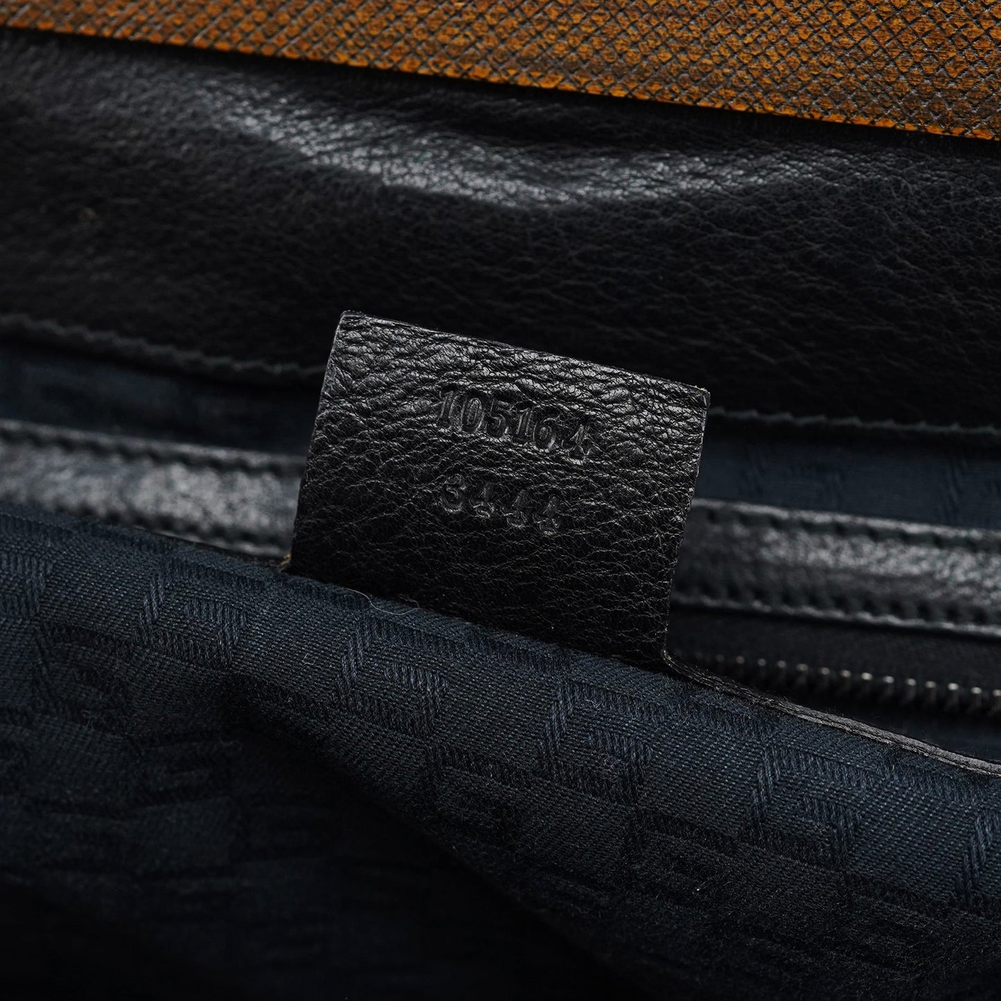 2002 Runway Black Bison Leather Doctor Bag