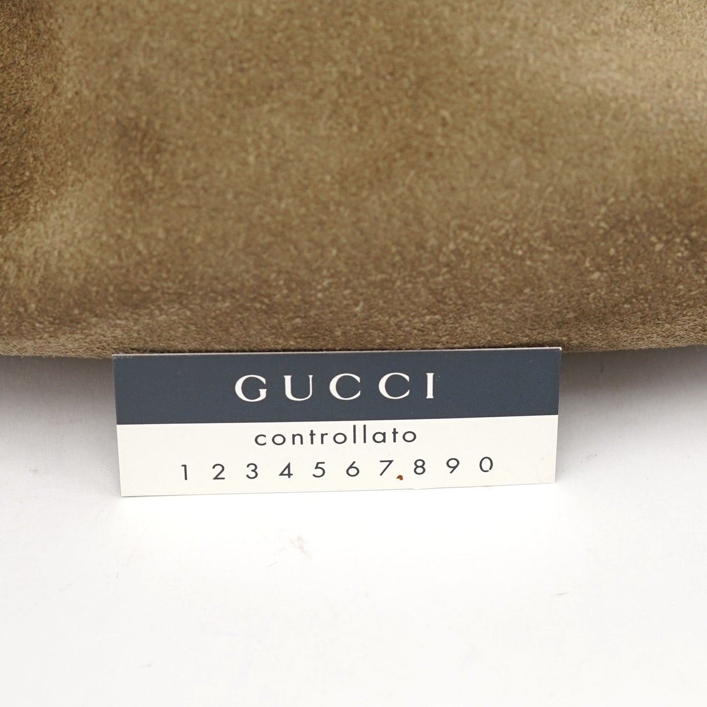 2003 Khaki Suede Sling Shoulder Bag