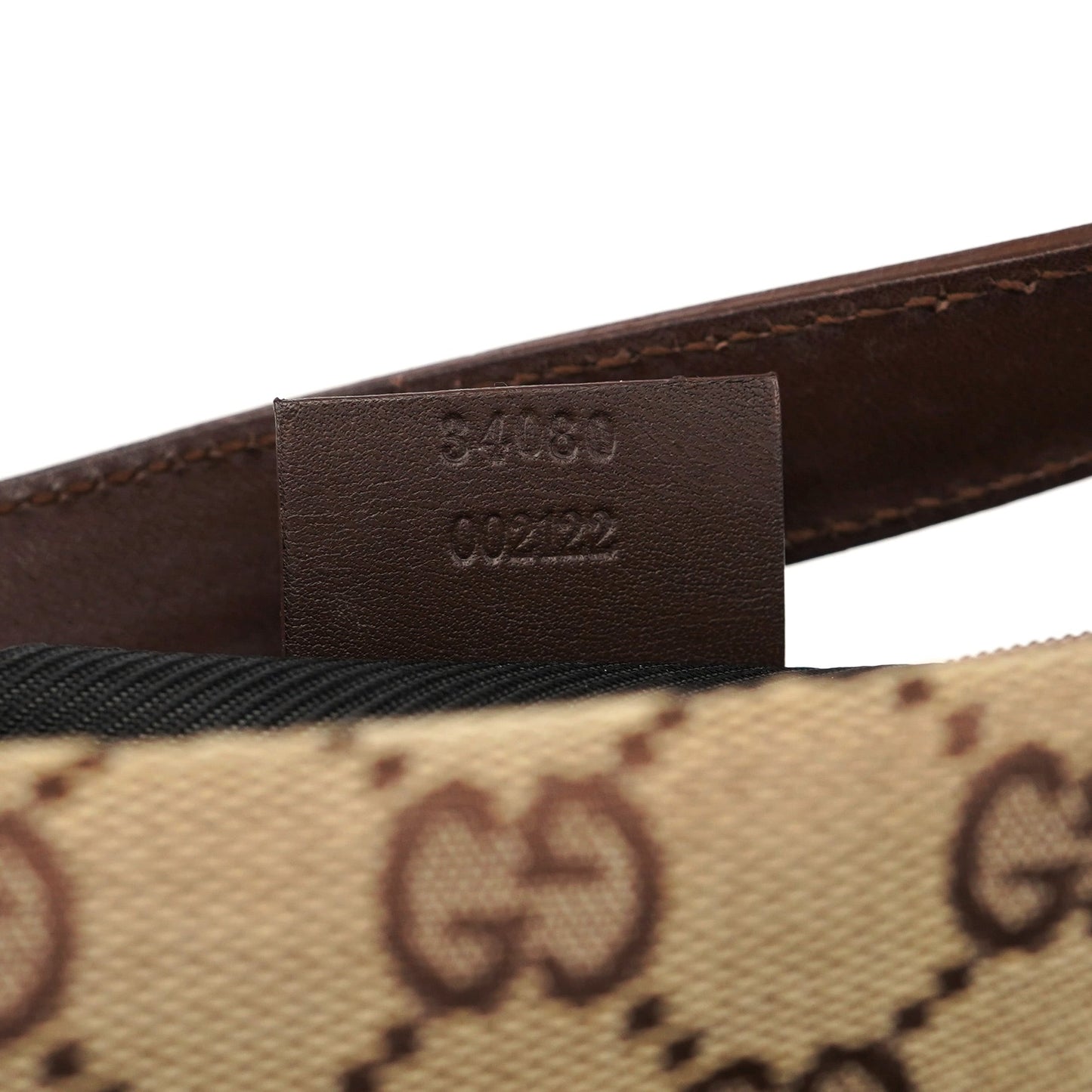 34080 Beige Brown GG Handbag