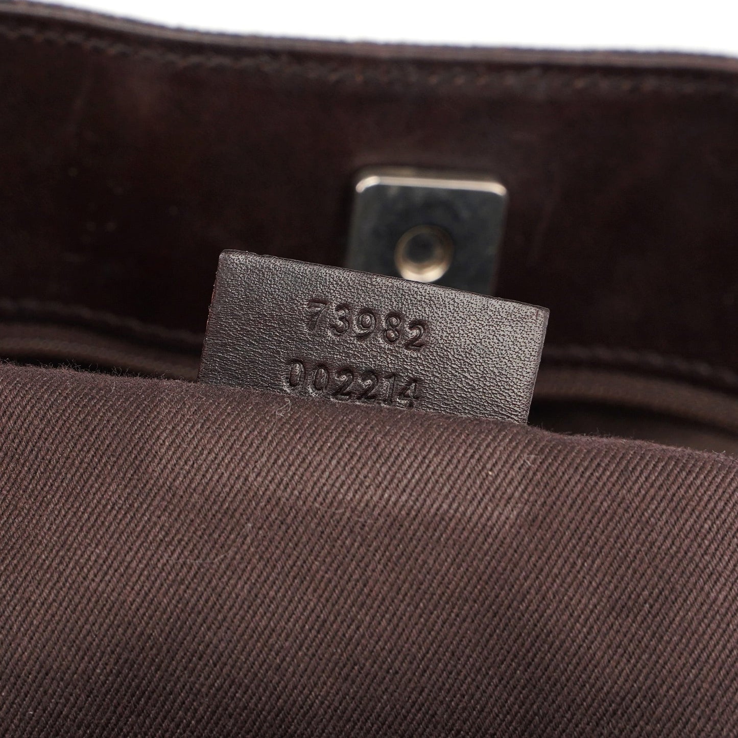 73982 Brown GG Canvas Tote Bag