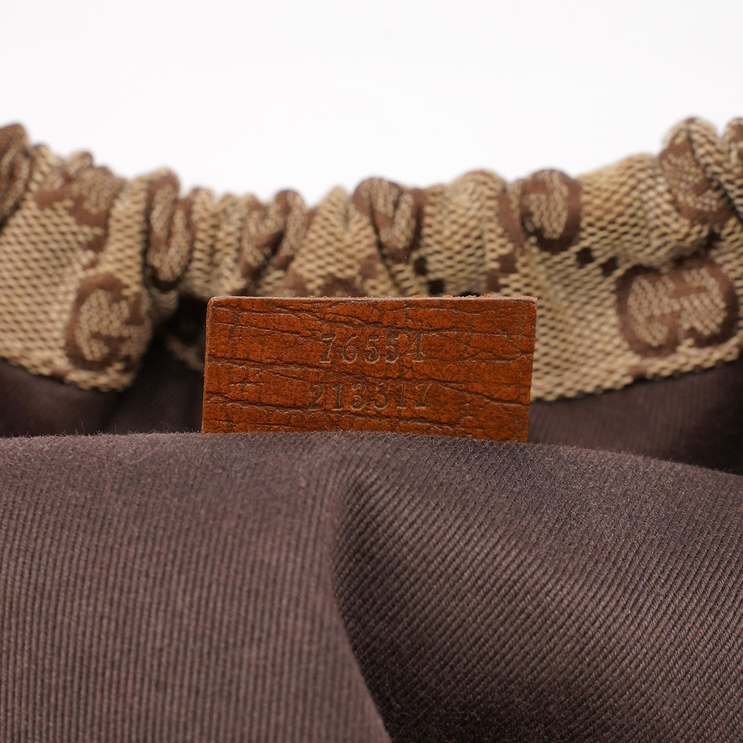 76554 Beige GG Dual Handle Handbag