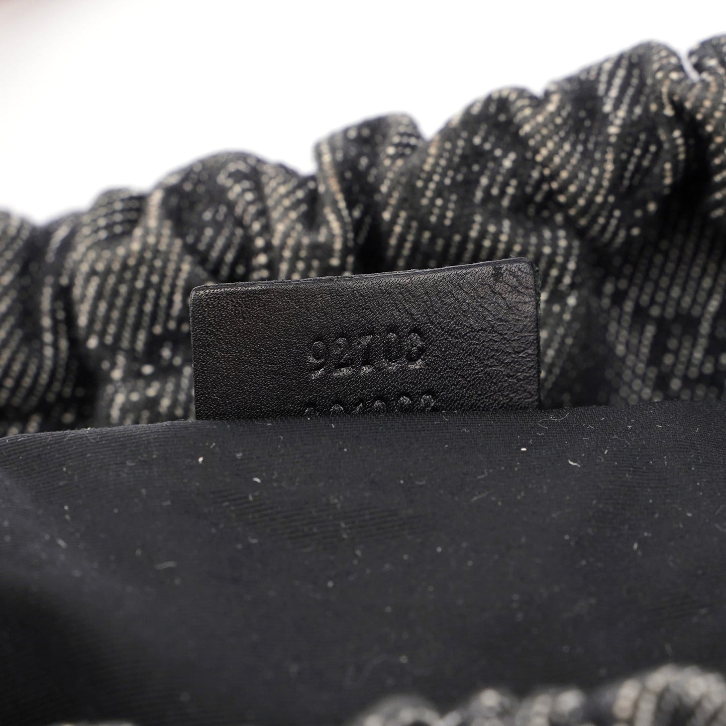 Anthracite Denim GG Bamboo Bag