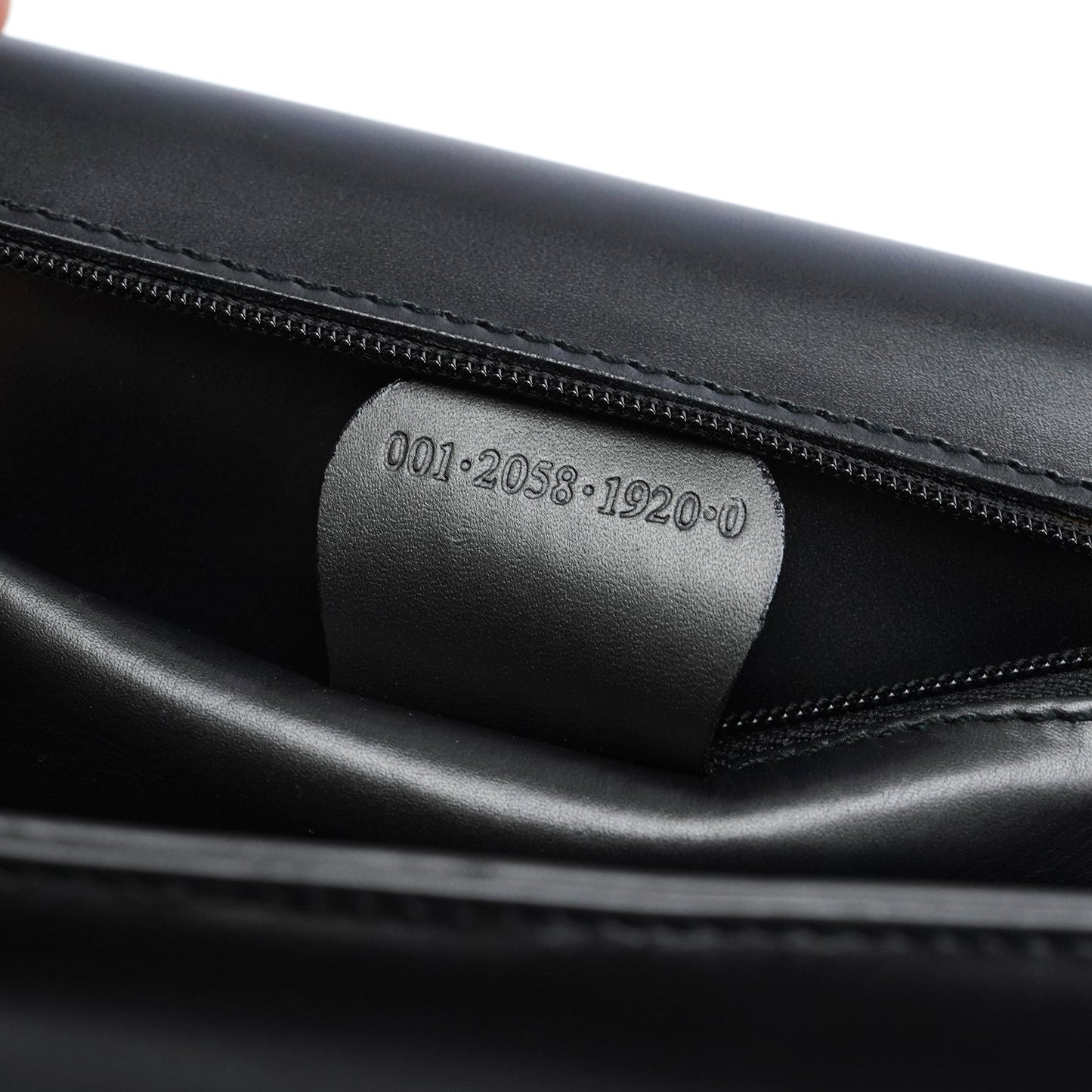 Anthracite Gold Calfskin Hobo Shoulder Bag