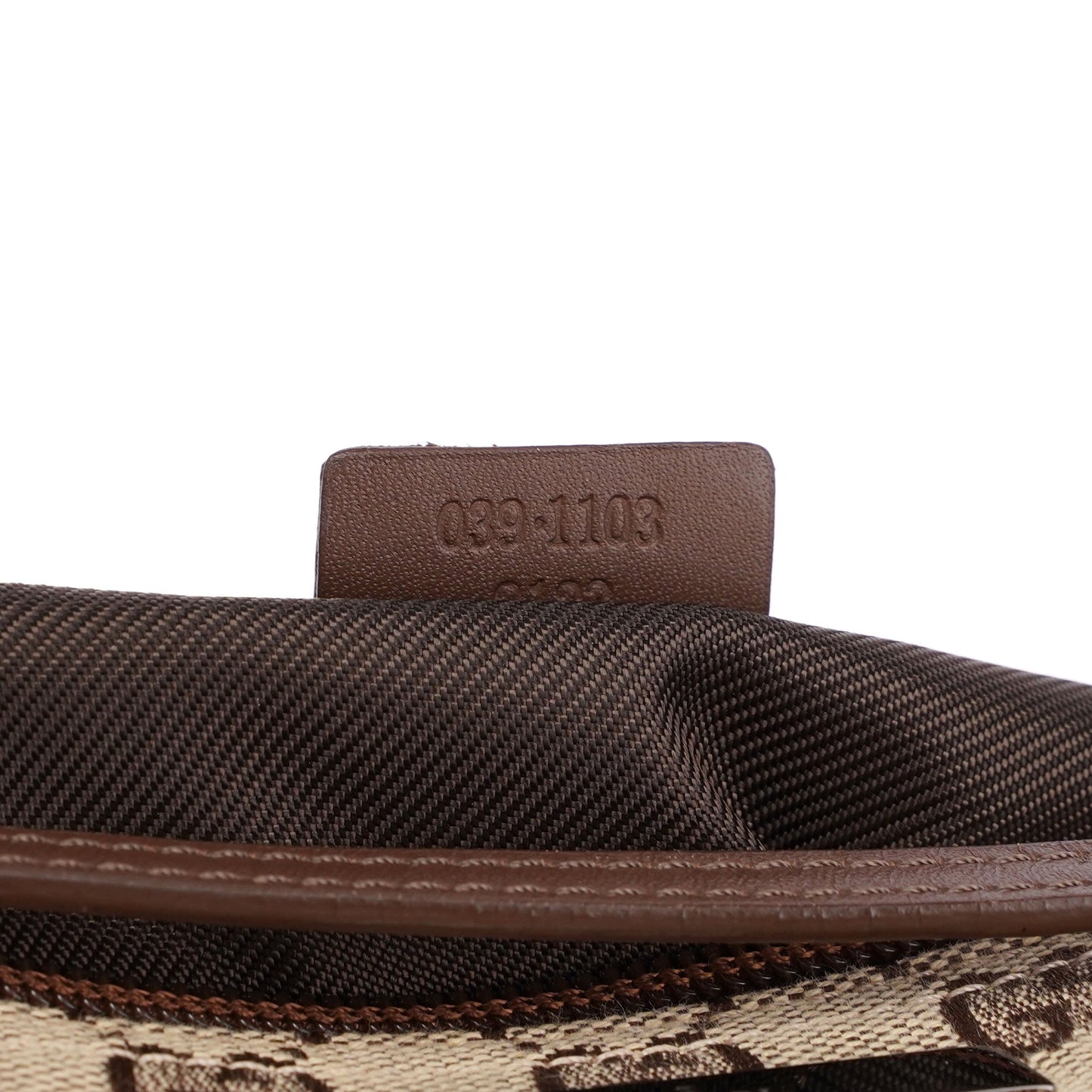 Beige Brown GG Boat Pochette