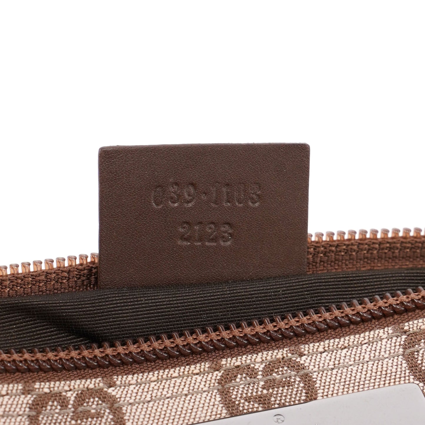 Beige Brown GG Boat Pochette