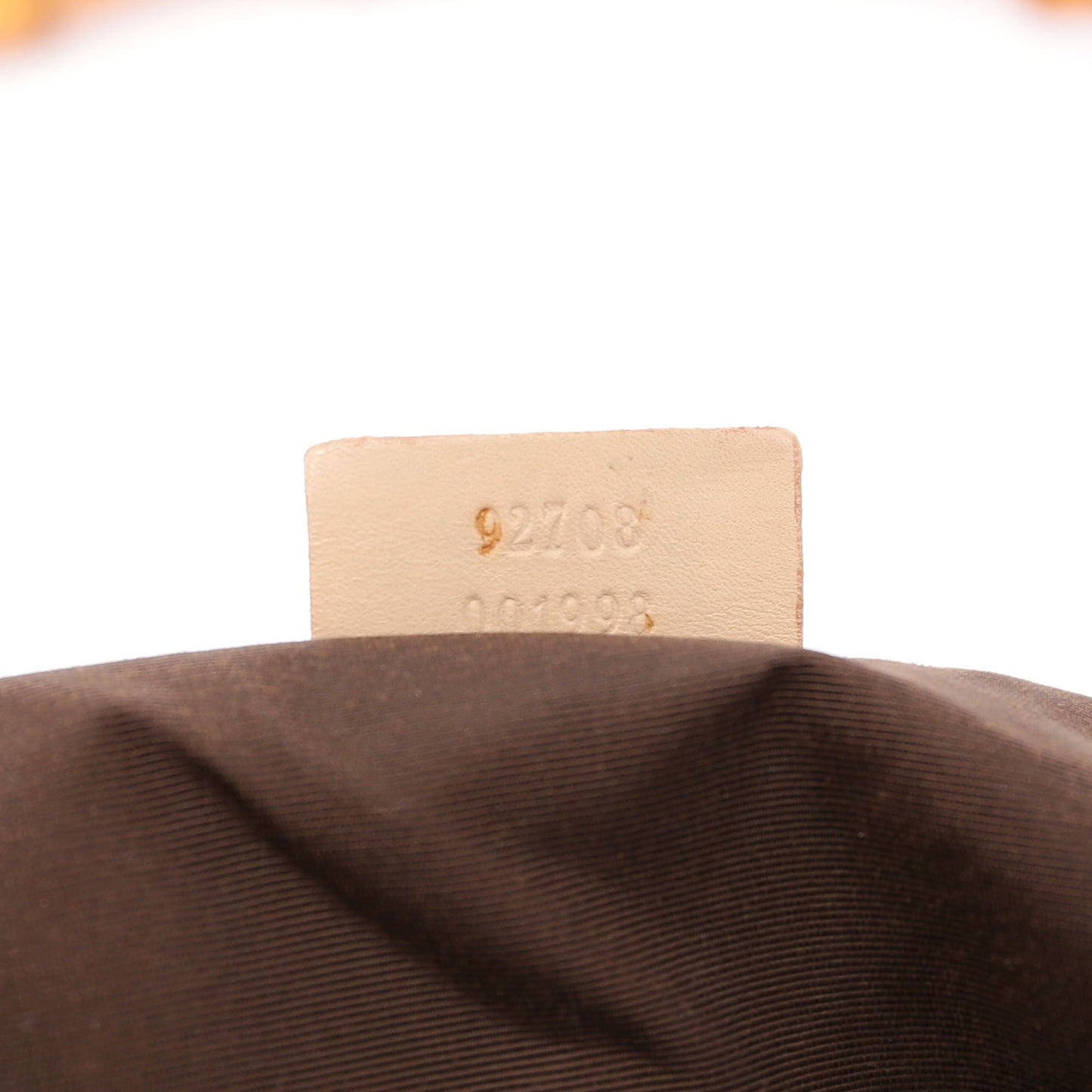 Beige GG Bamboo Top Handle Bag