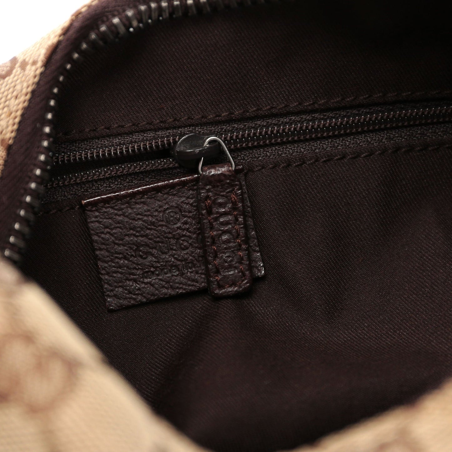 Beige GG Shoulder Bag