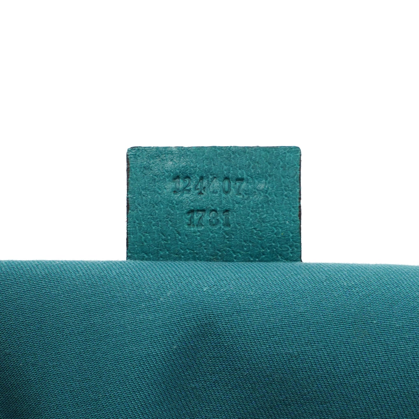 Beige Turquoise GG Jackie Shoulder Bag