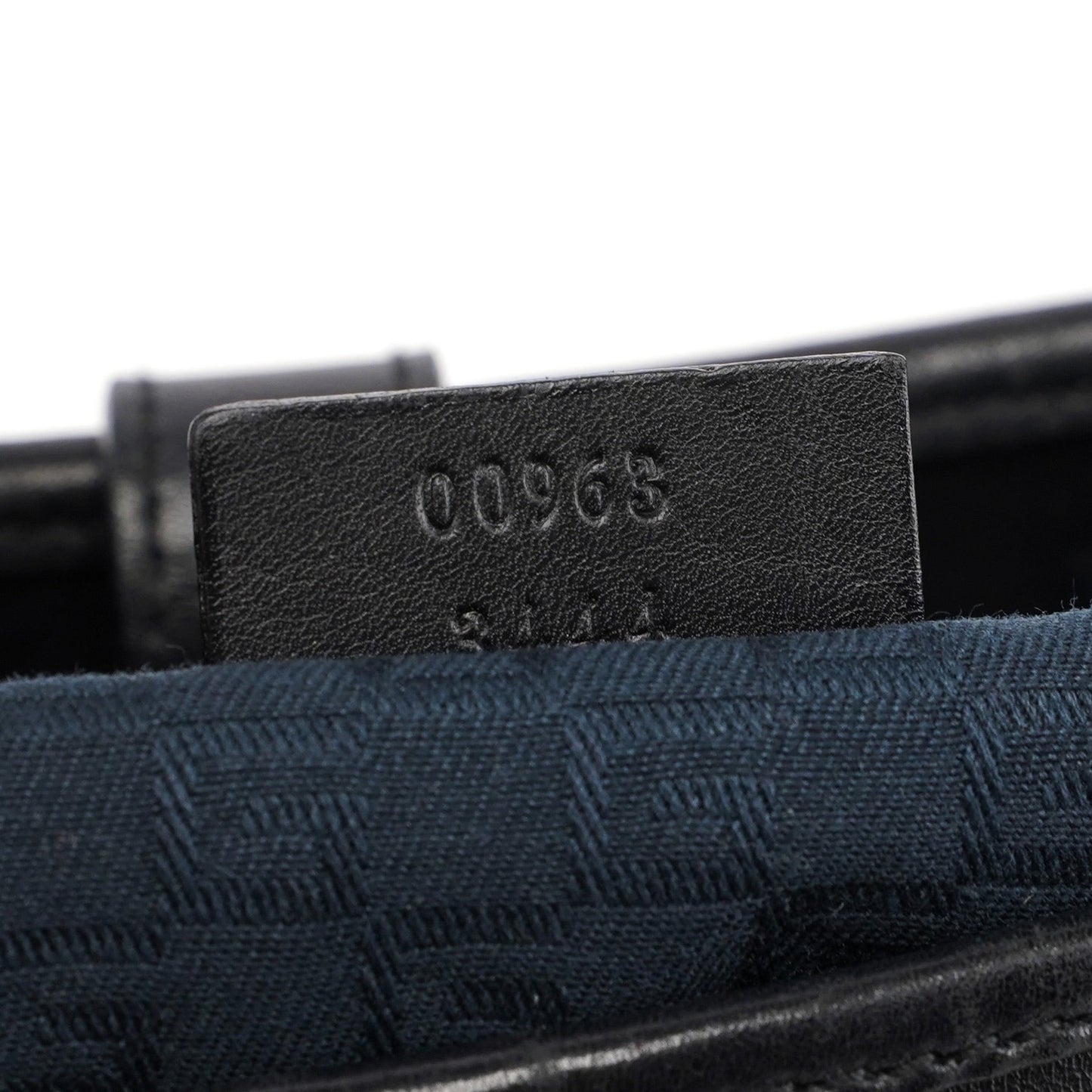 Black Calfskin Jackie Shoulder Bag