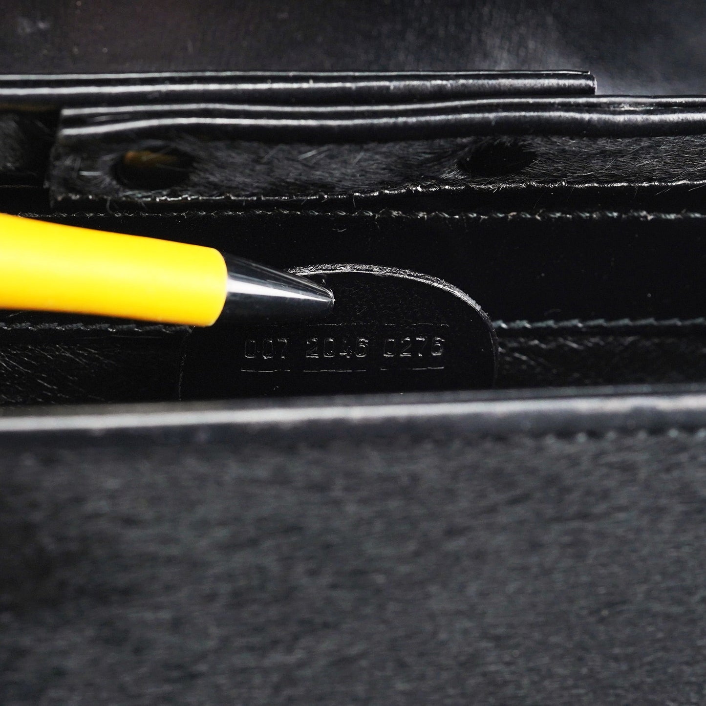 Black Fur Shoulder Bag