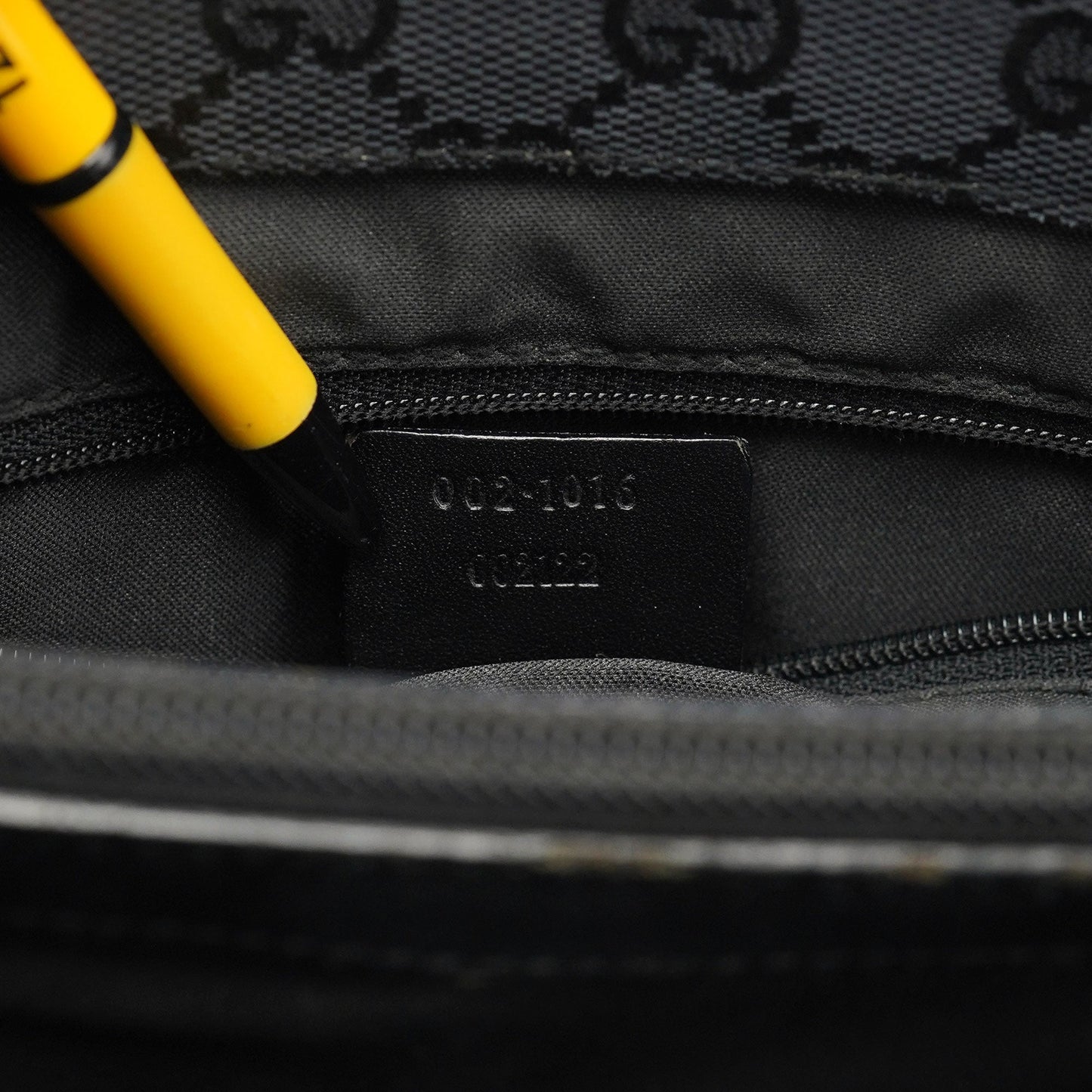 Black GG Bamboo Tote 2-Way