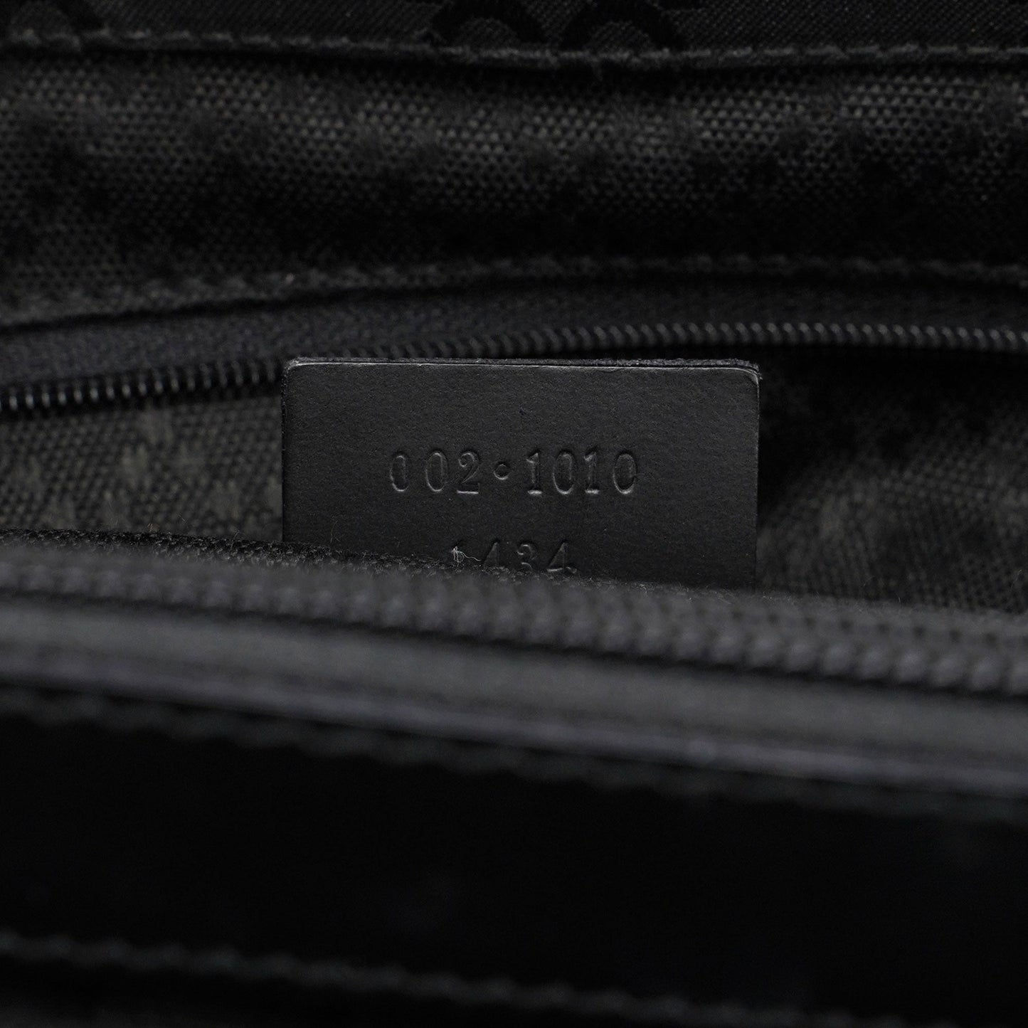 Black GG Bamboo Tote