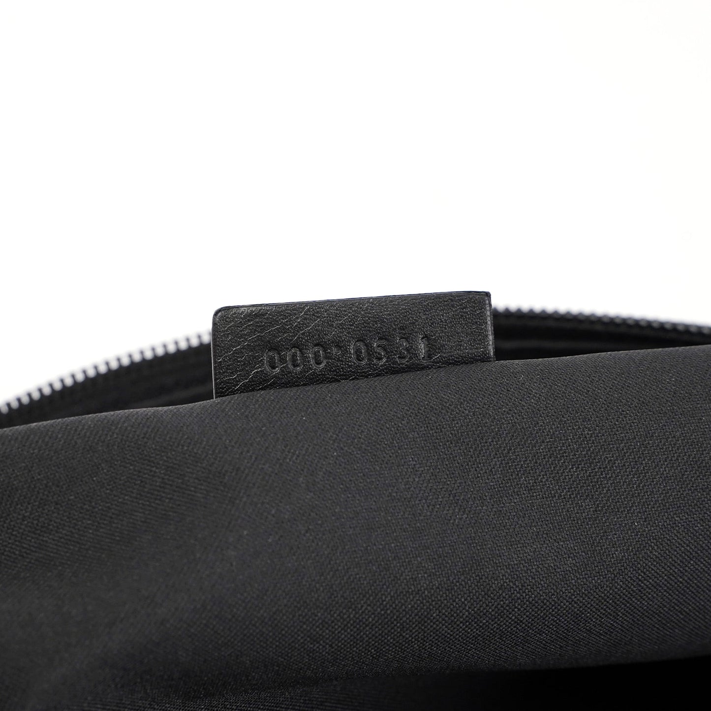 Black GG Canvas Bamboo Shoulder Bag