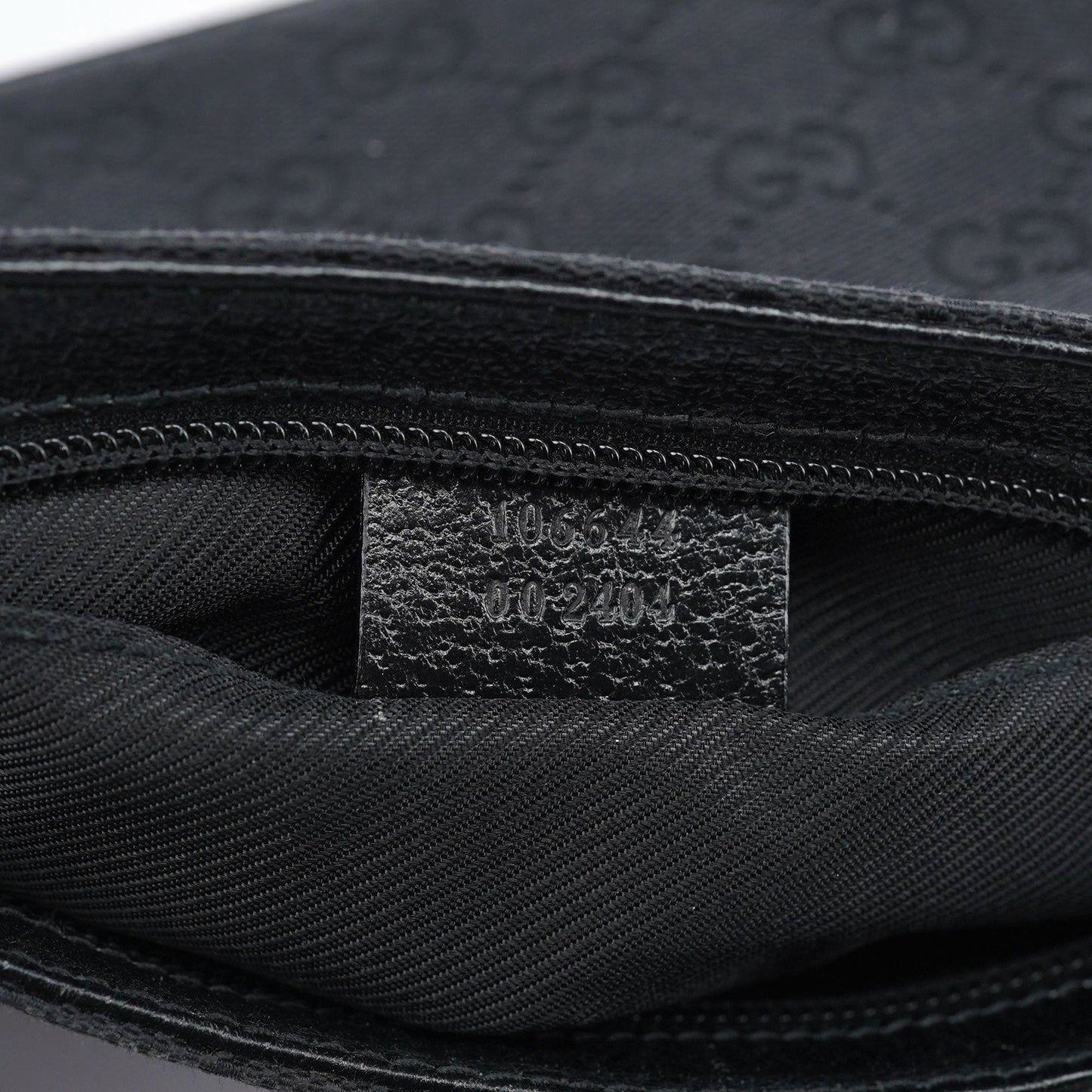 Black GG Mini Hobo Bag