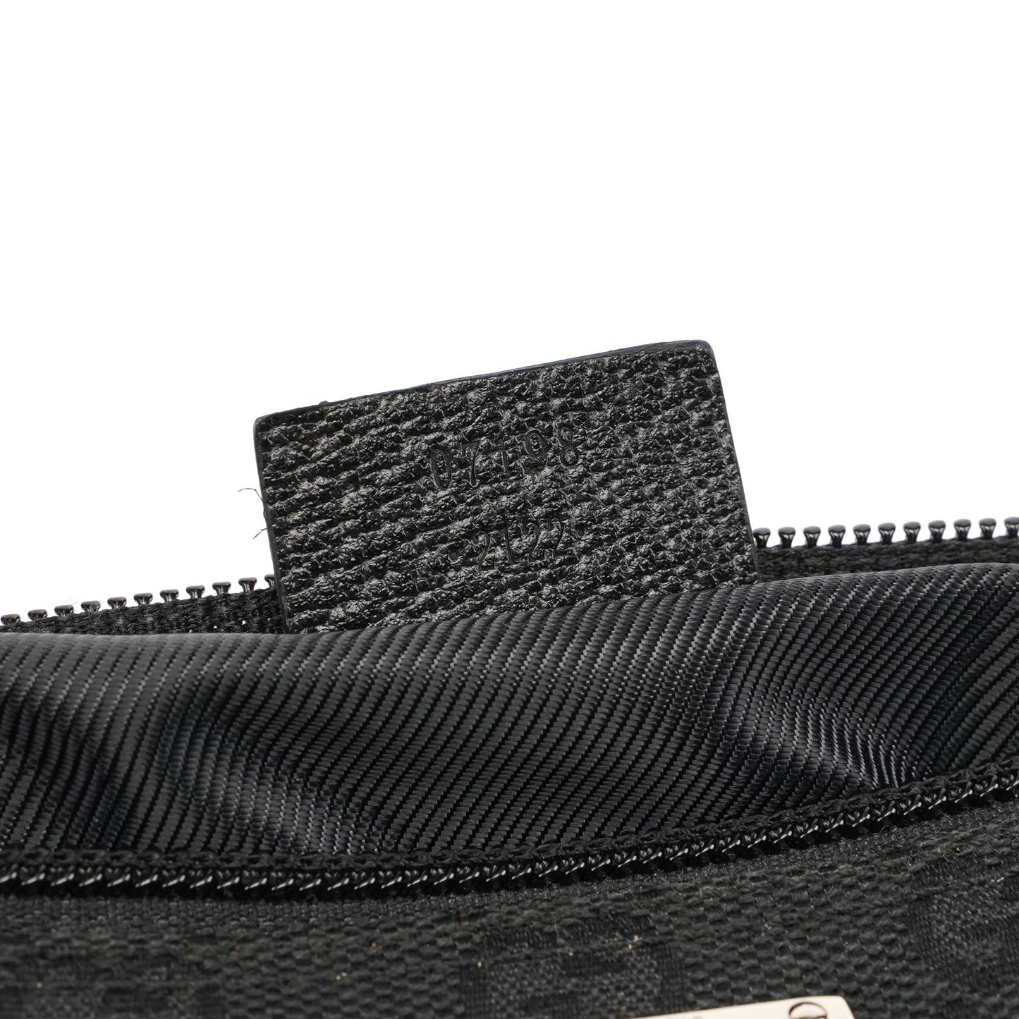 Black GG Monogram Canvas Boat Pochette