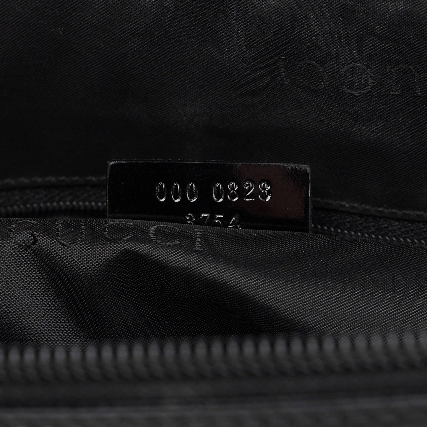 Black Patent Leather Bamboo 2-Way Tote