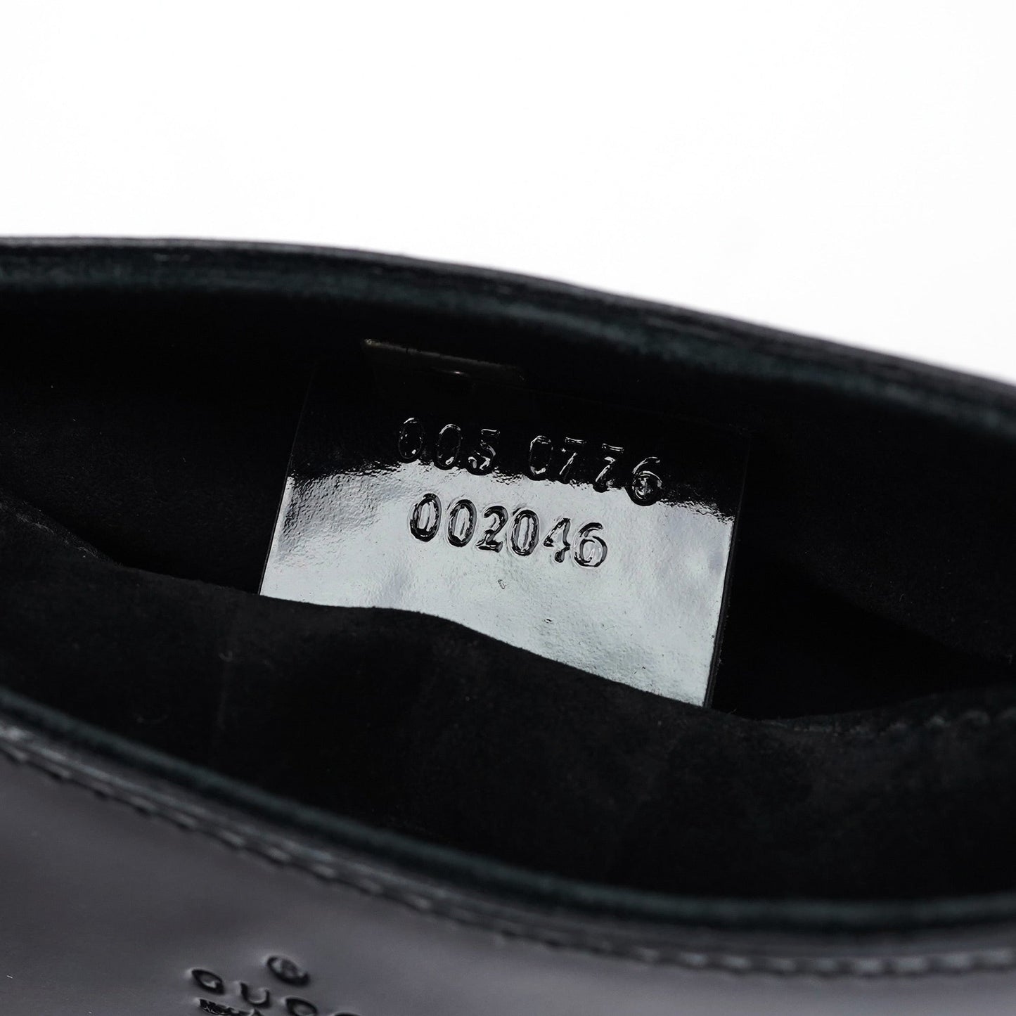 Black Patent Leather Bamboo Shoulder Bag