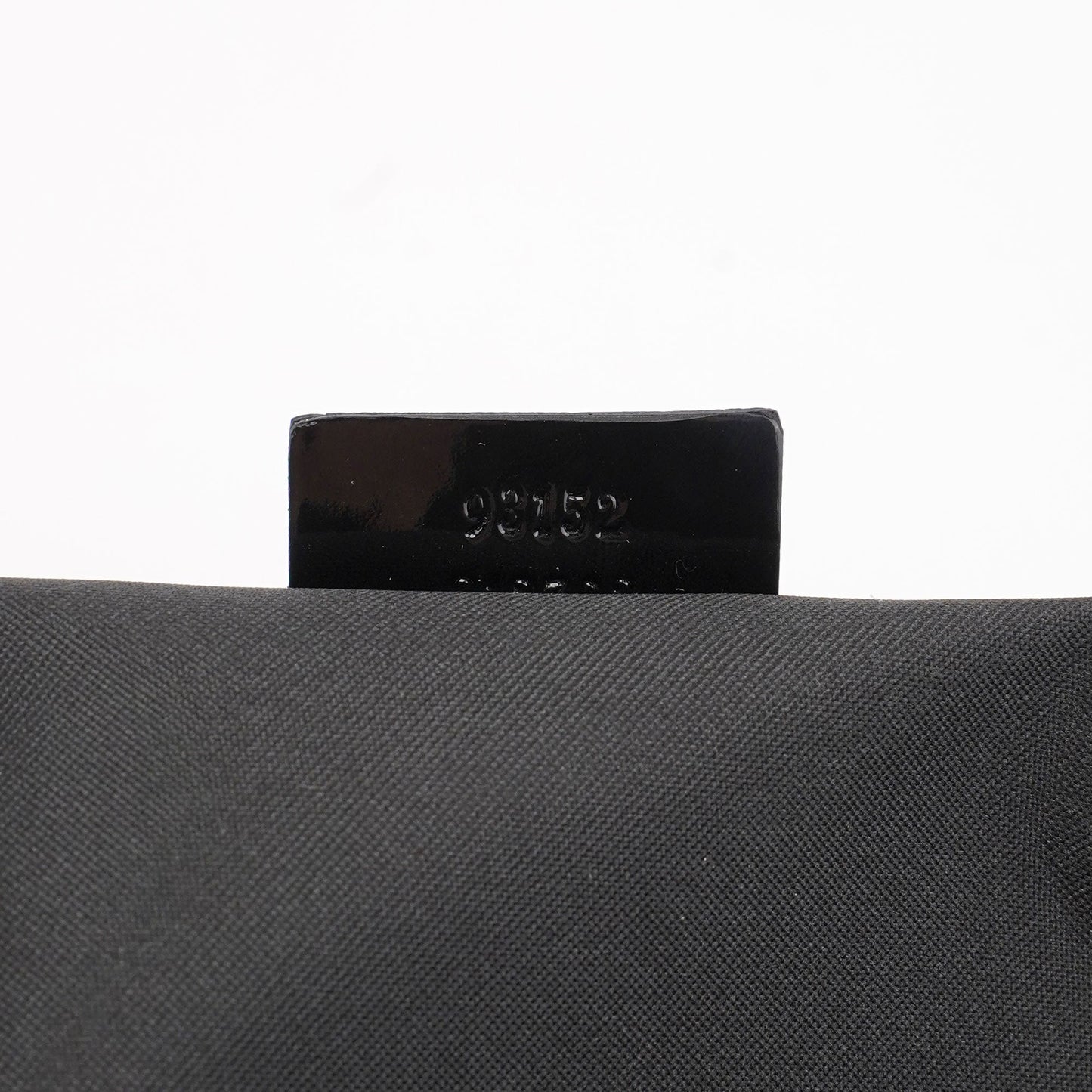 Black Patent Leather Bamboo Tote